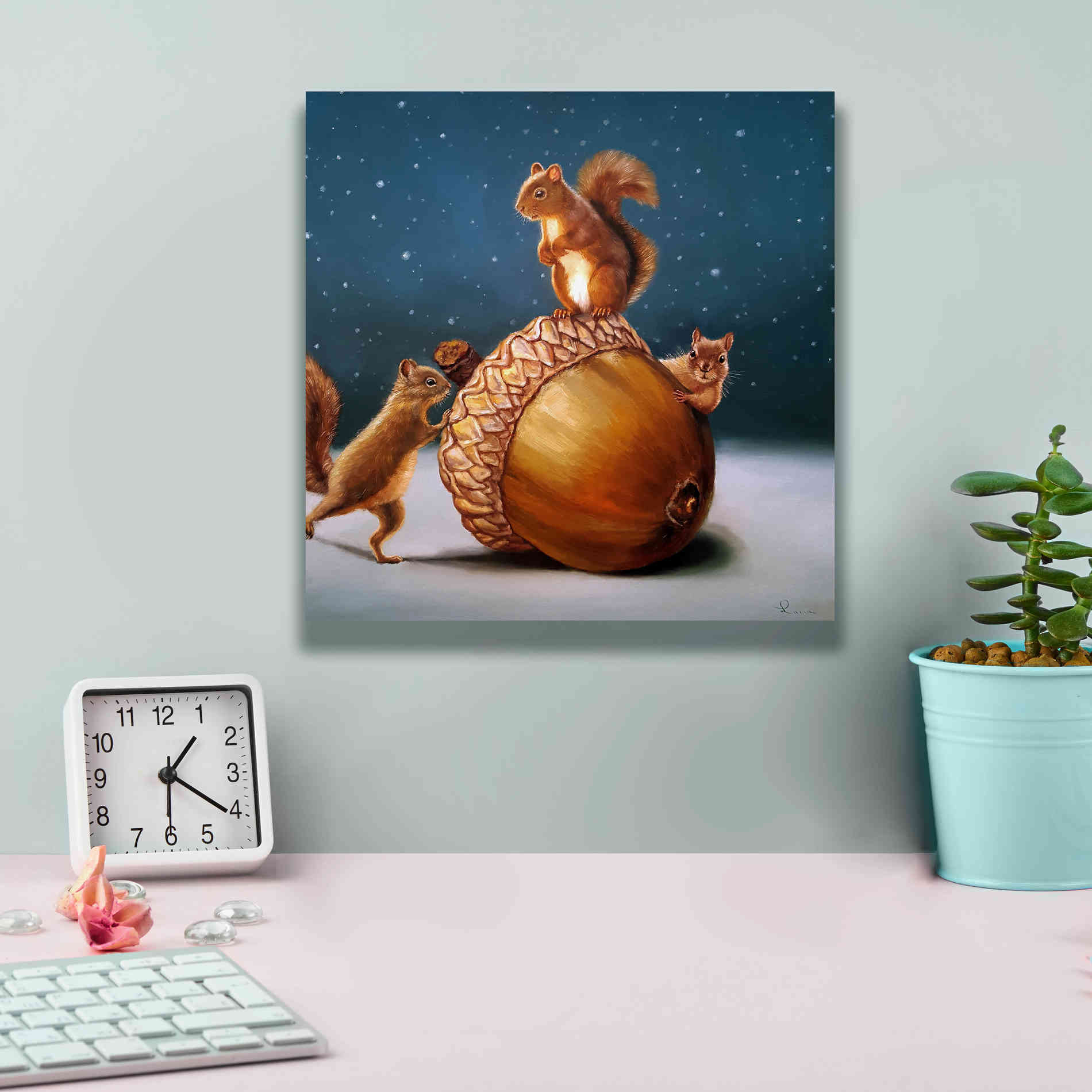 'The Big Find' by Lucia Heffernan, Canvas Wall Art,12x12