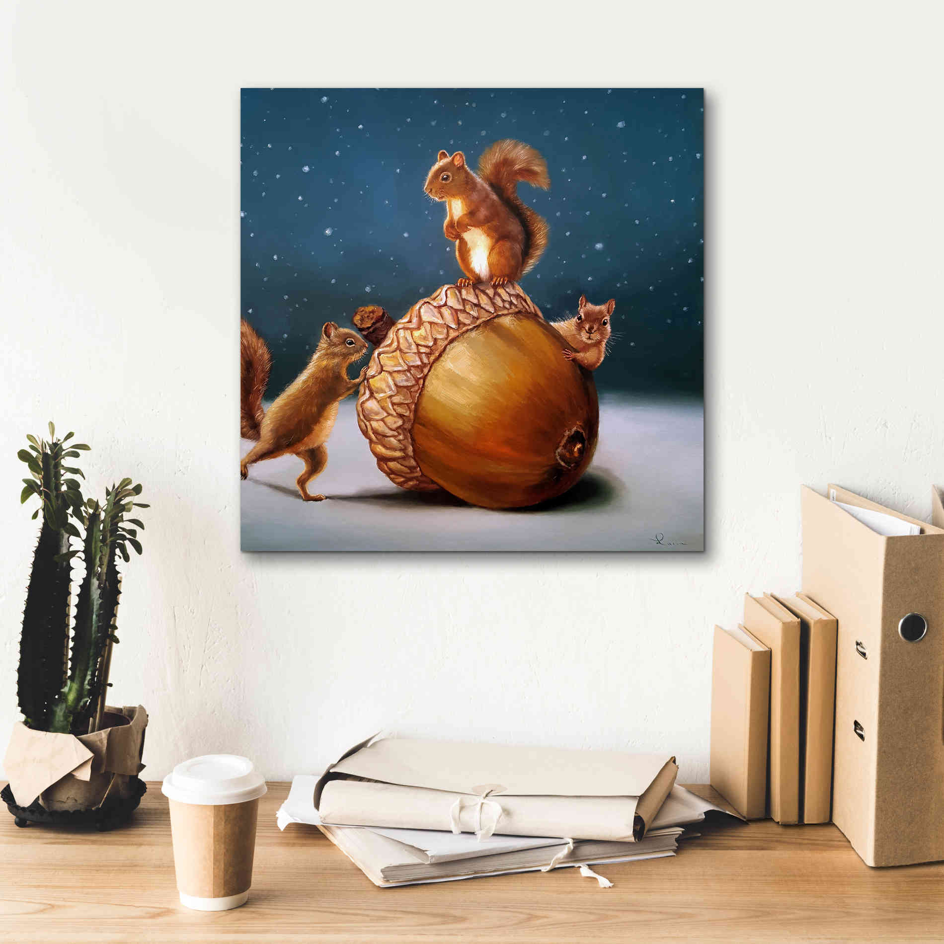 'The Big Find' by Lucia Heffernan, Canvas Wall Art,18x18