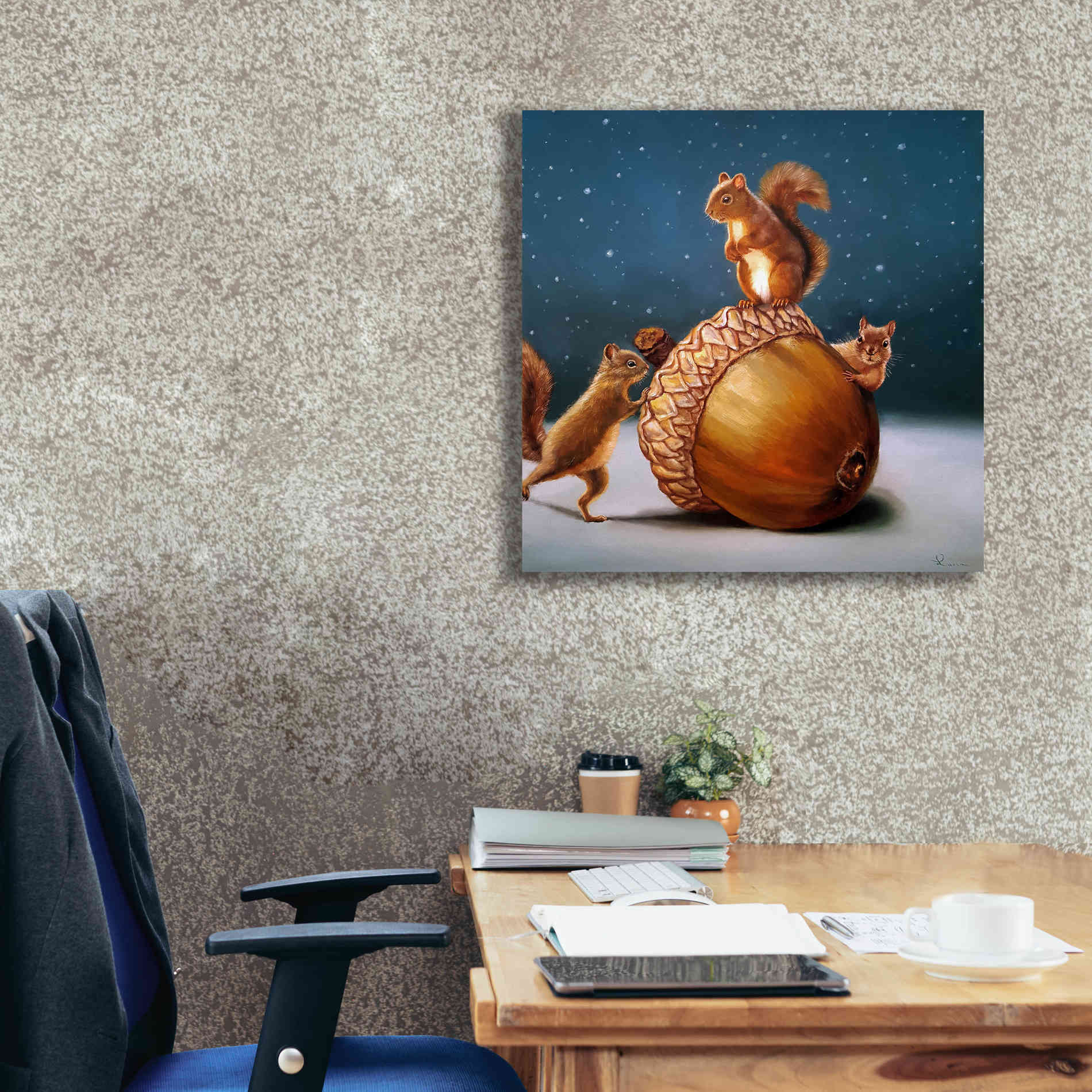 'The Big Find' by Lucia Heffernan, Canvas Wall Art,26x26