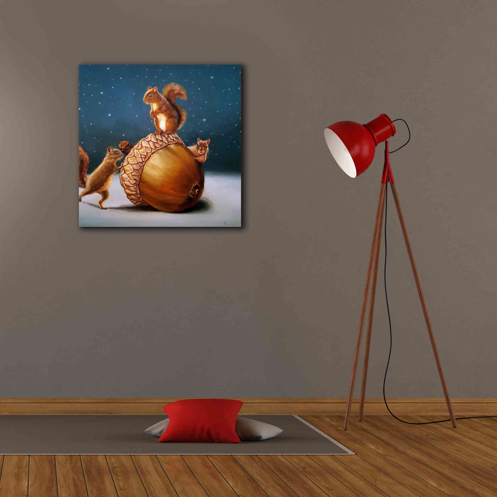 'The Big Find' by Lucia Heffernan, Canvas Wall Art,26x26