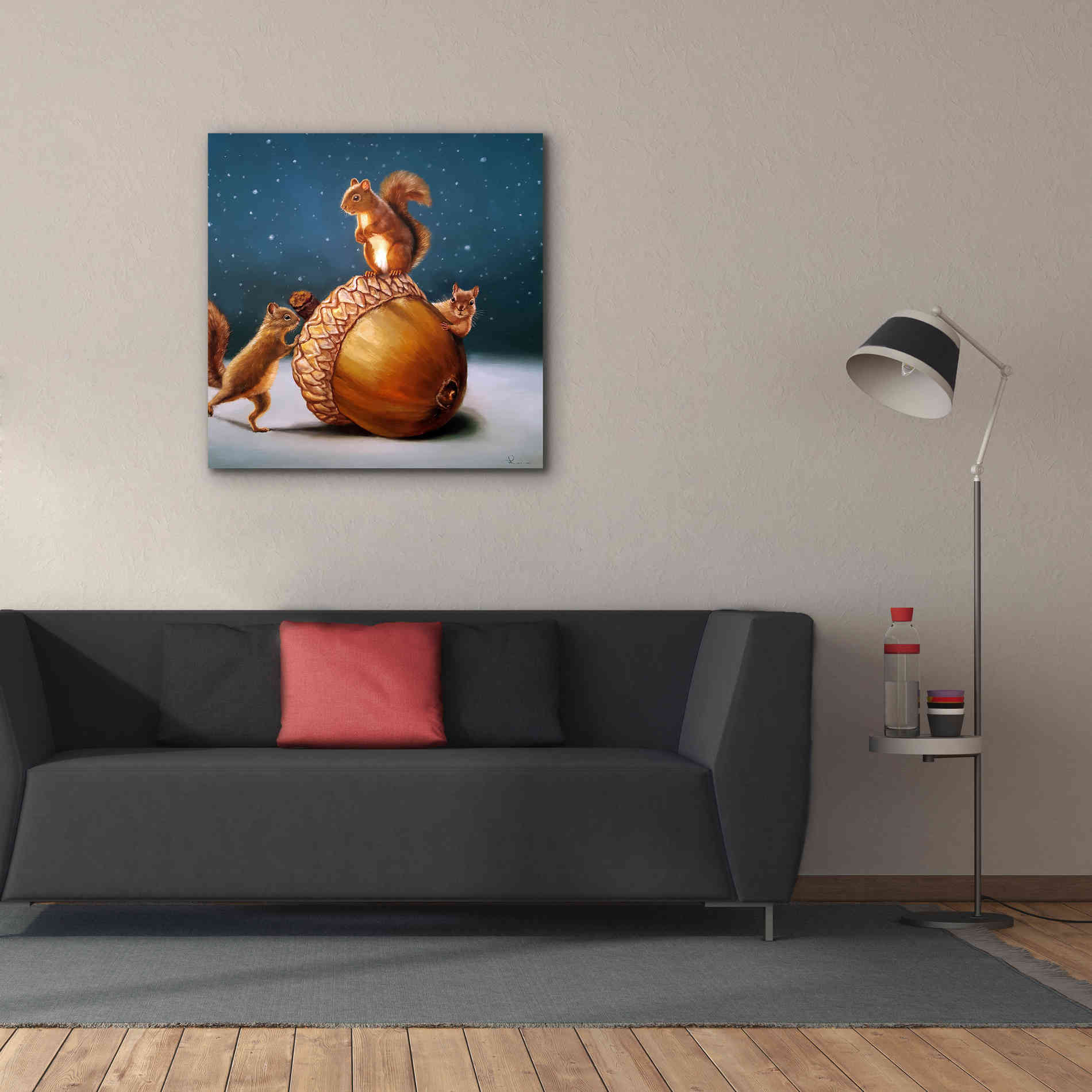 'The Big Find' by Lucia Heffernan, Canvas Wall Art,37x37