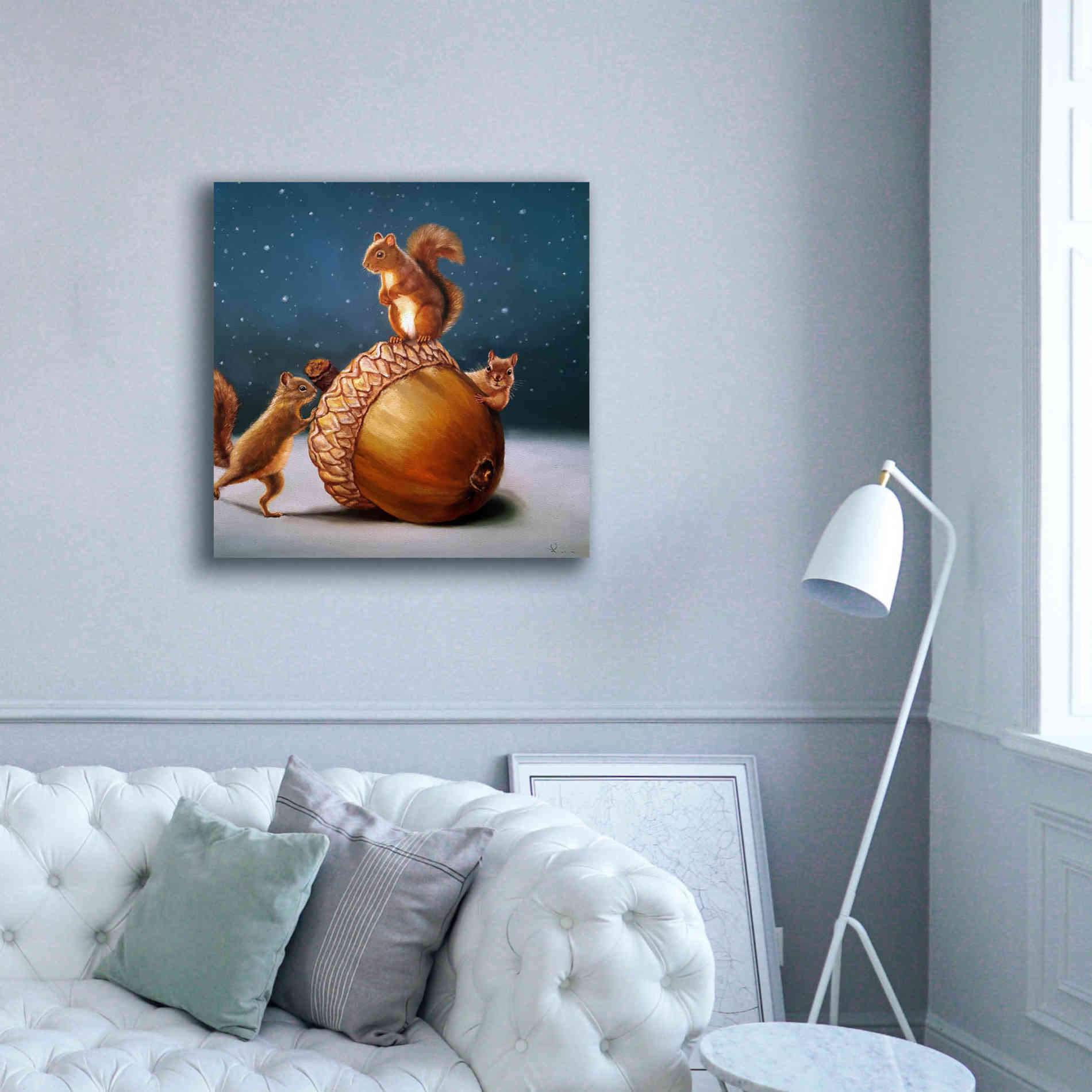 'The Big Find' by Lucia Heffernan, Canvas Wall Art,37x37