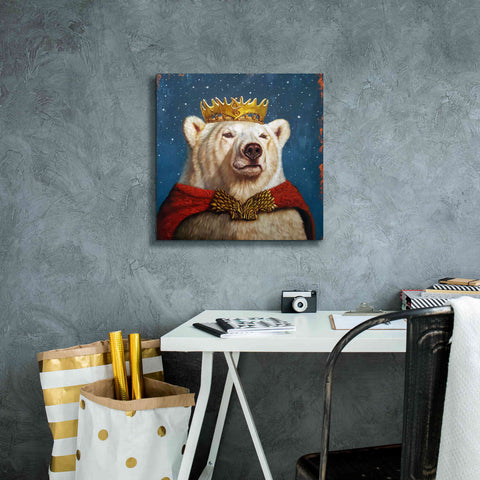 Image of 'Snow King' by Lucia Heffernan, Canvas Wall Art,18x18