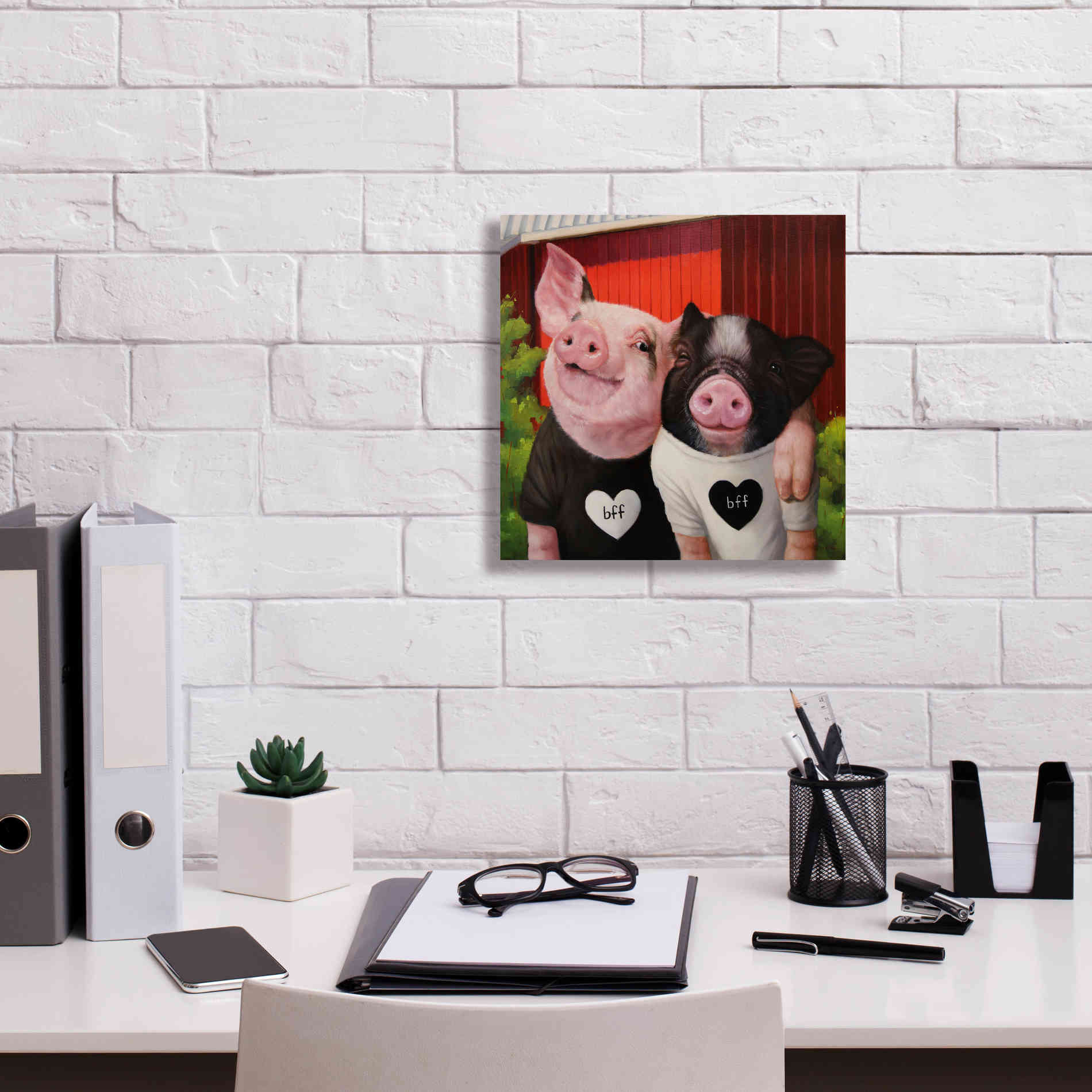 'BFF' by Lucia Heffernan, Canvas Wall Art,12x12