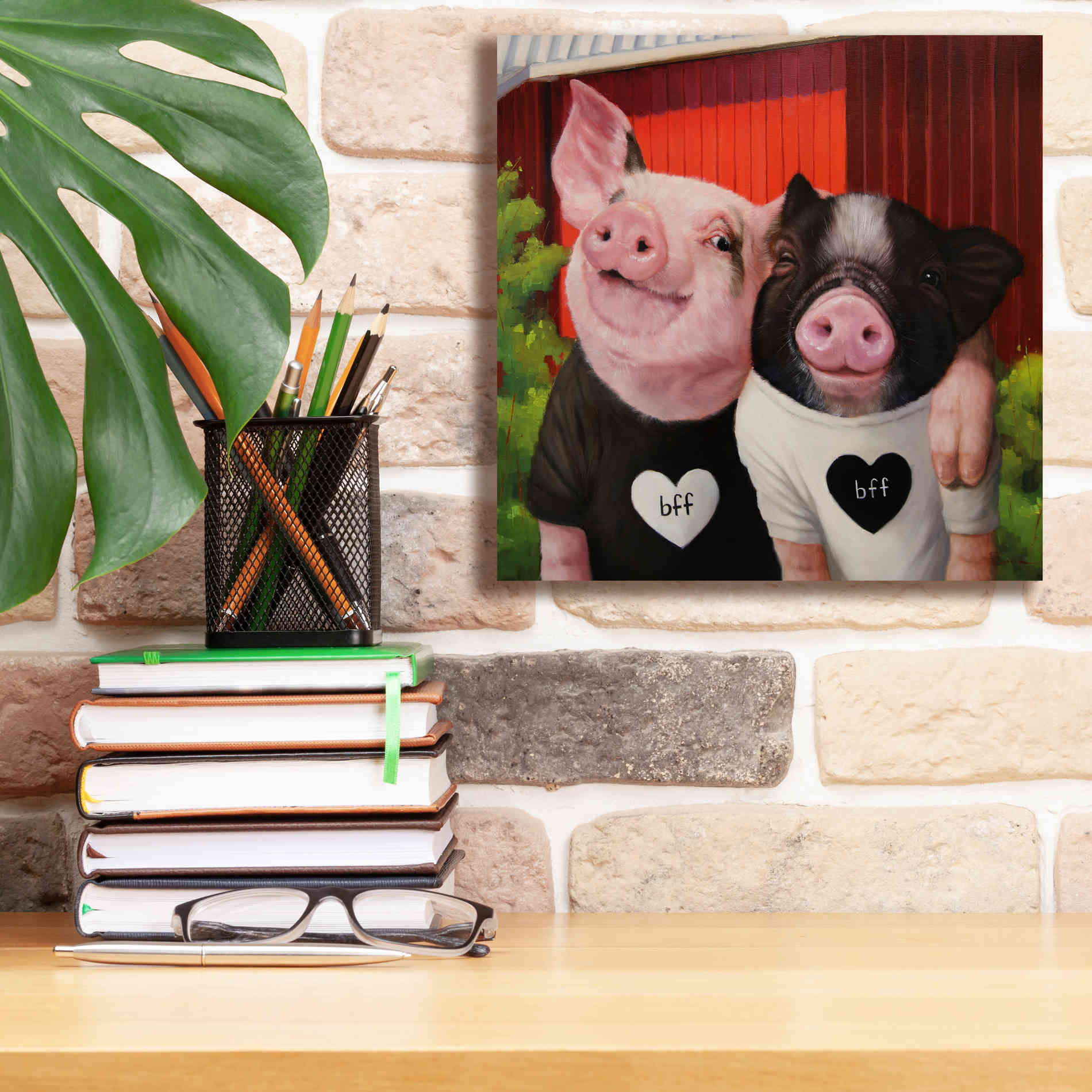 'BFF' by Lucia Heffernan, Canvas Wall Art,12x12