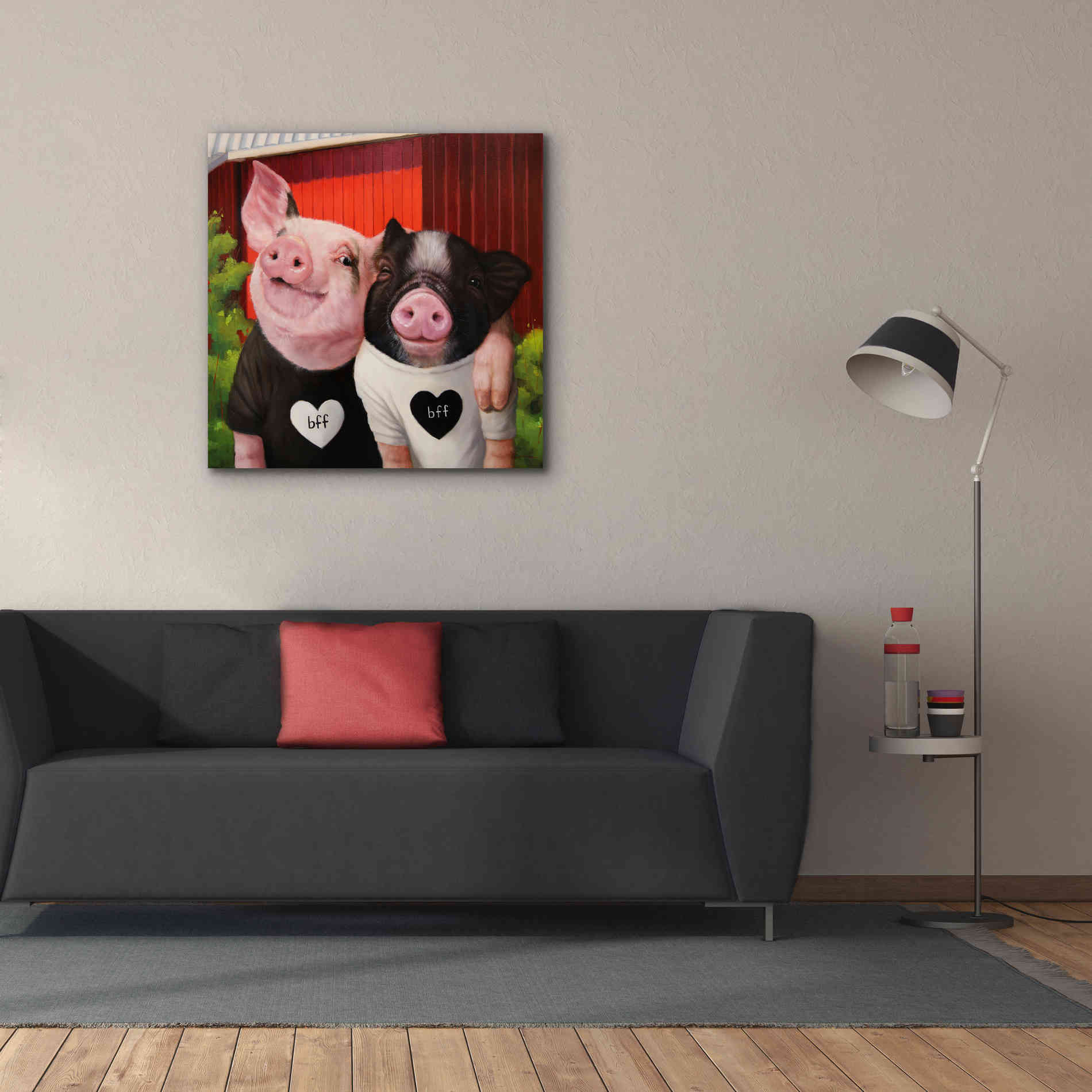 'BFF' by Lucia Heffernan, Canvas Wall Art,37x37