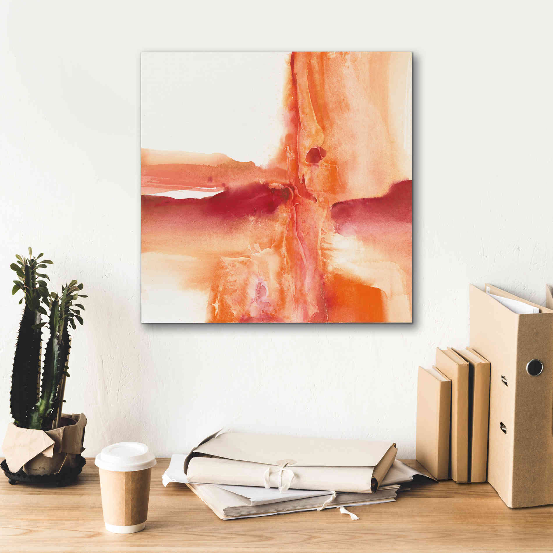 'Inner Glow I' by Chris Paschke, Canvas Wall Art,18 x 18