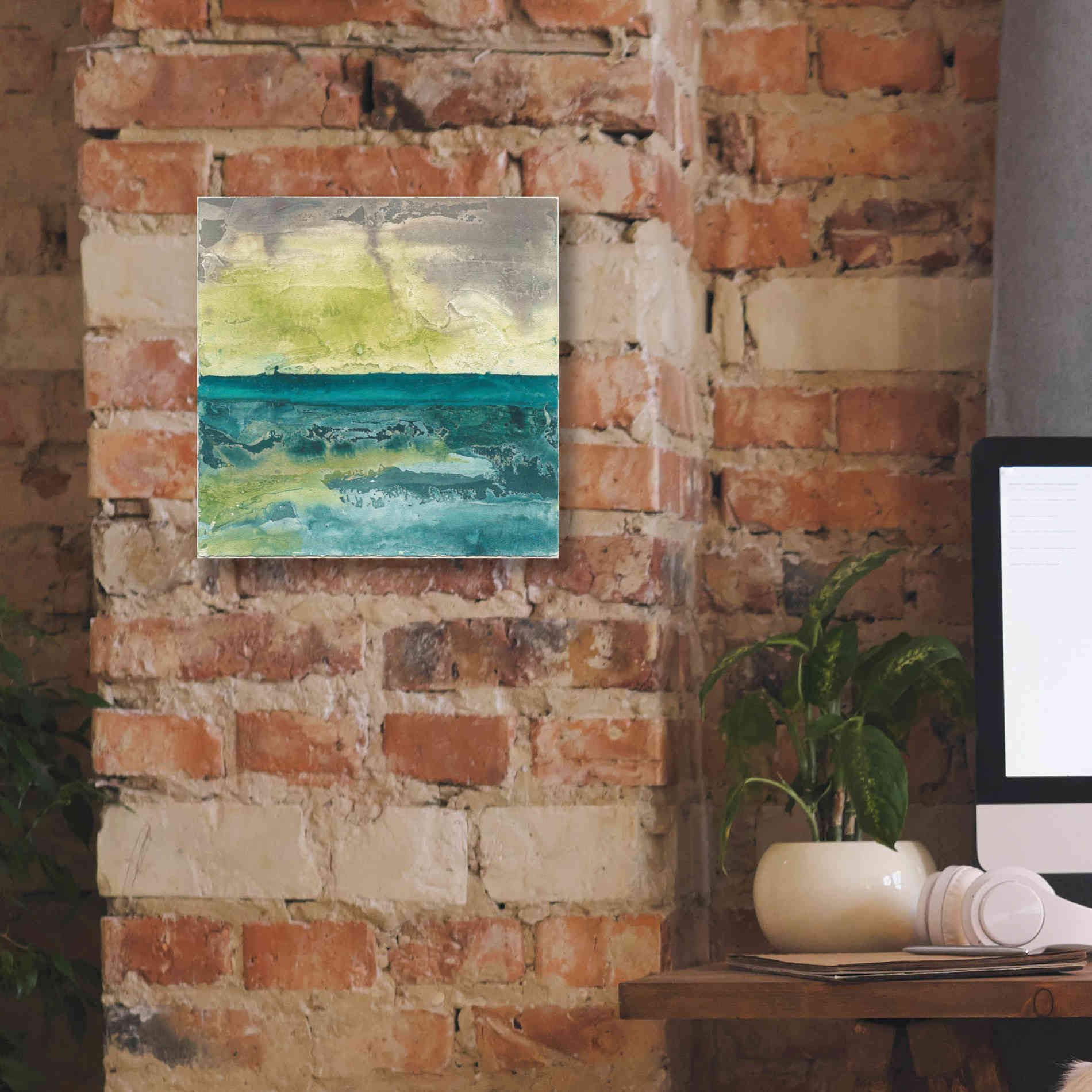 'Beyond The Horizon I' by Chris Paschke, Canvas Wall Art,12 x 12