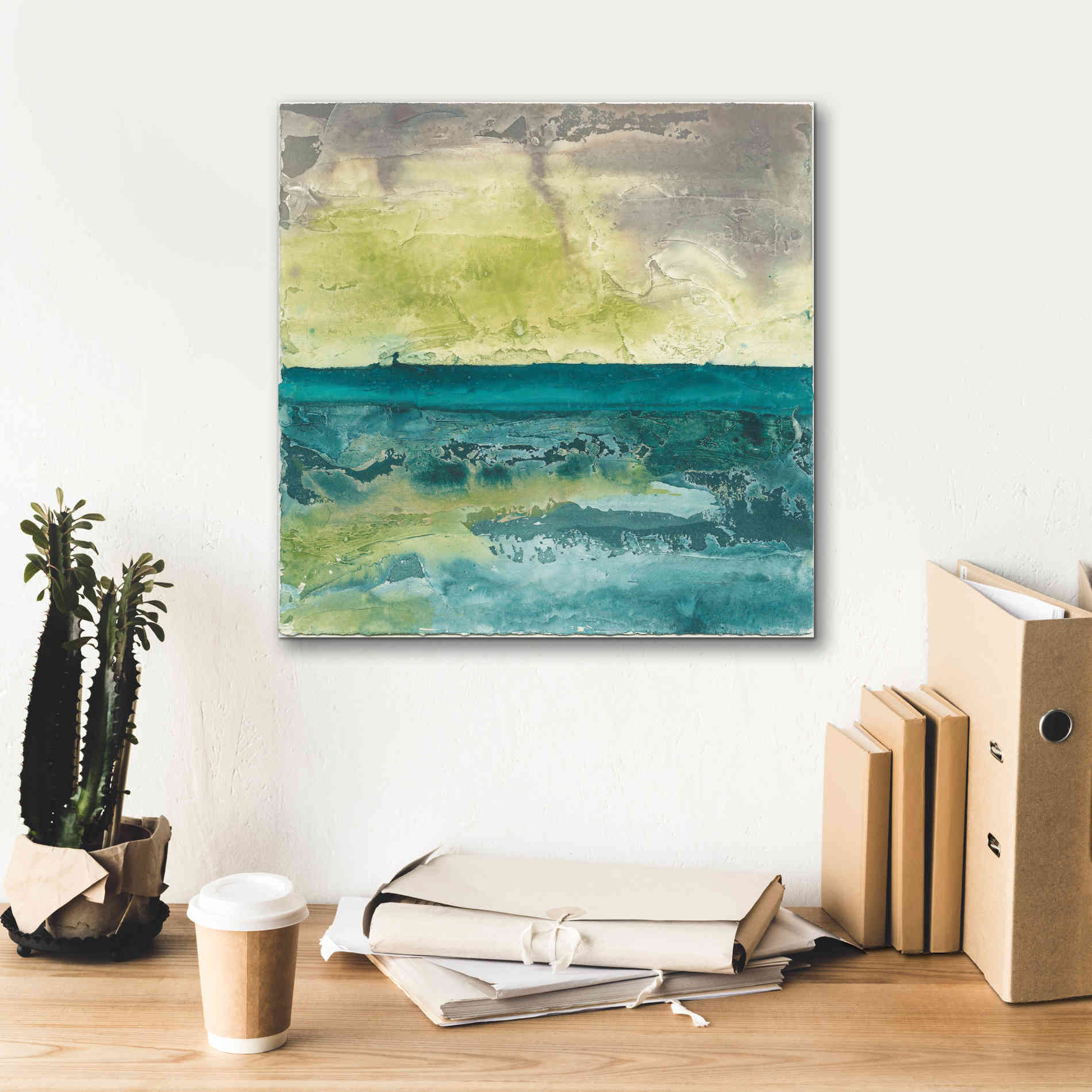 'Beyond The Horizon I' by Chris Paschke, Canvas Wall Art,18 x 18