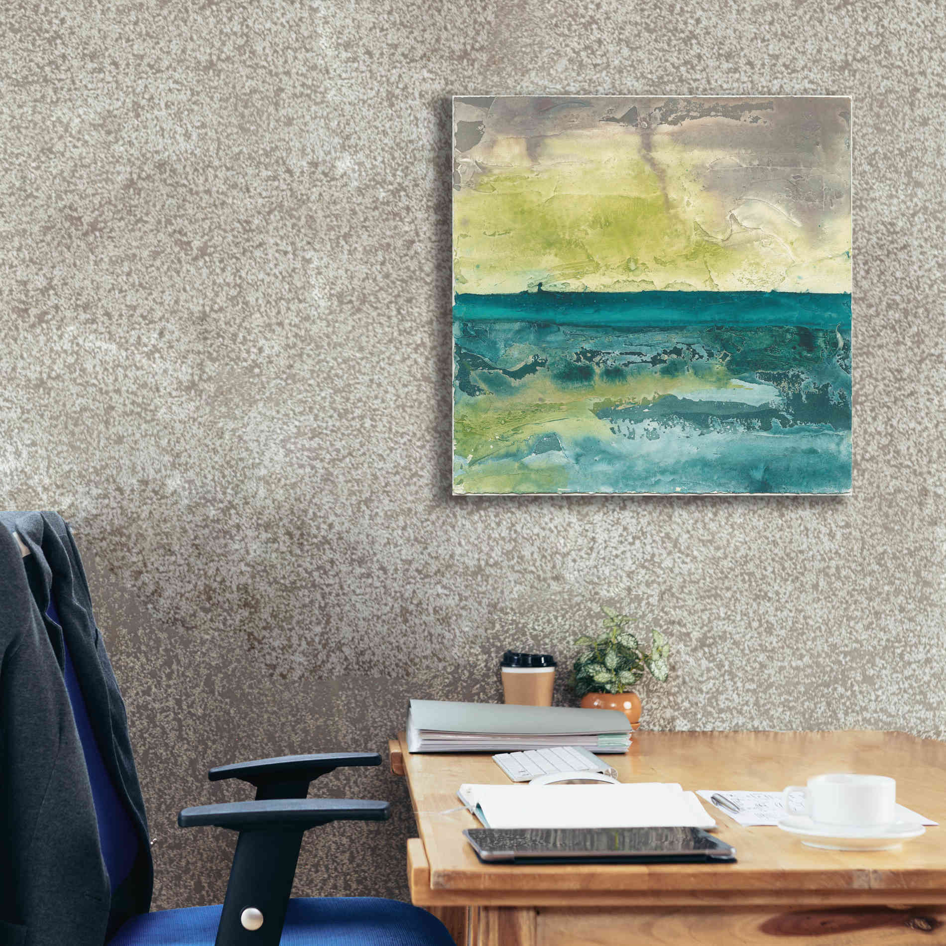 'Beyond The Horizon I' by Chris Paschke, Canvas Wall Art,26 x 26