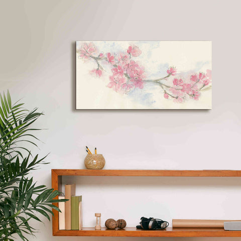 Image of 'Cherry Blossom II' by Chris Paschke, Canvas Wall Art,24 x 12