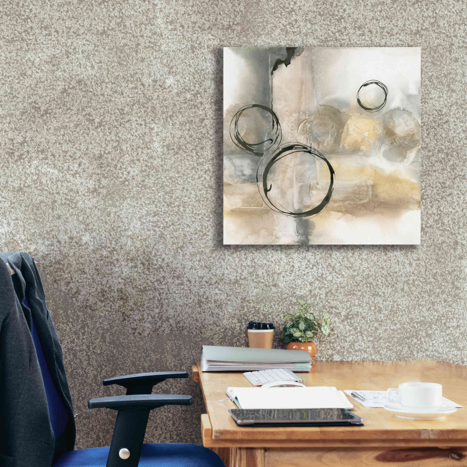 'Full Circle I' by Chris Paschke, Canvas Wall Art,26 x 26