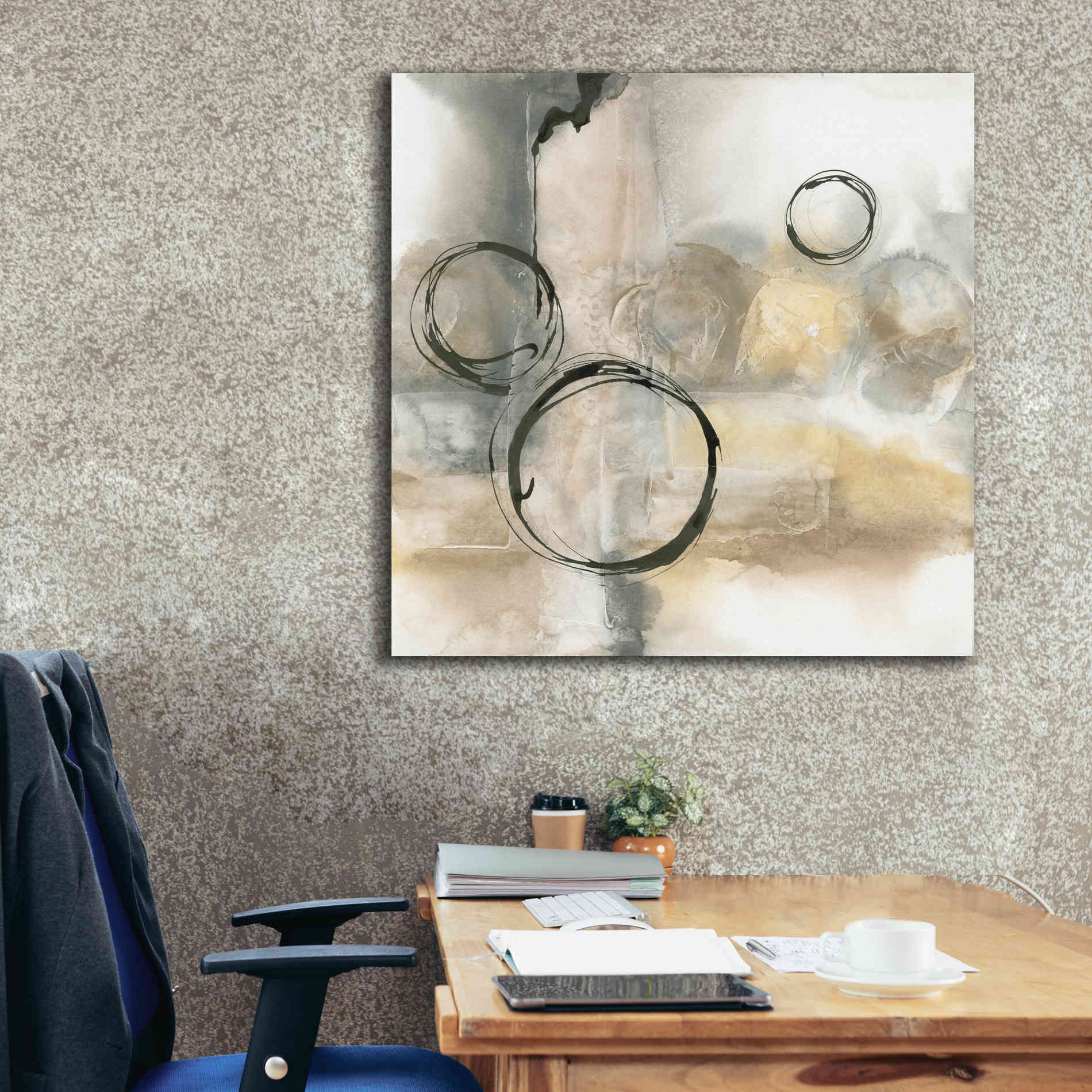 'Full Circle I' by Chris Paschke, Canvas Wall Art,37 x 37