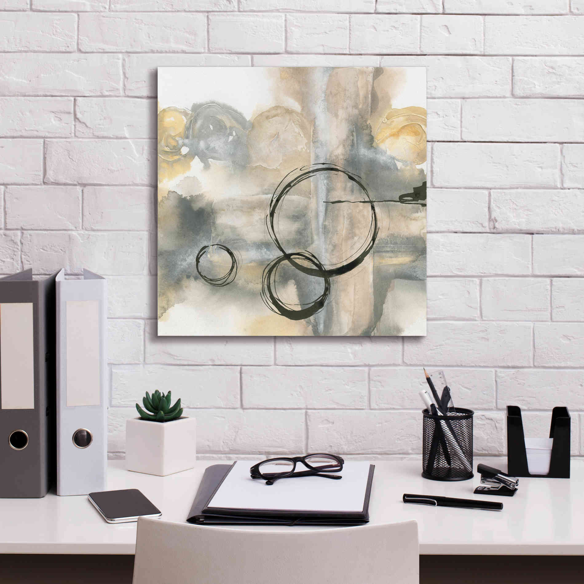 'Full Circle II' by Chris Paschke, Canvas Wall Art,18 x 18