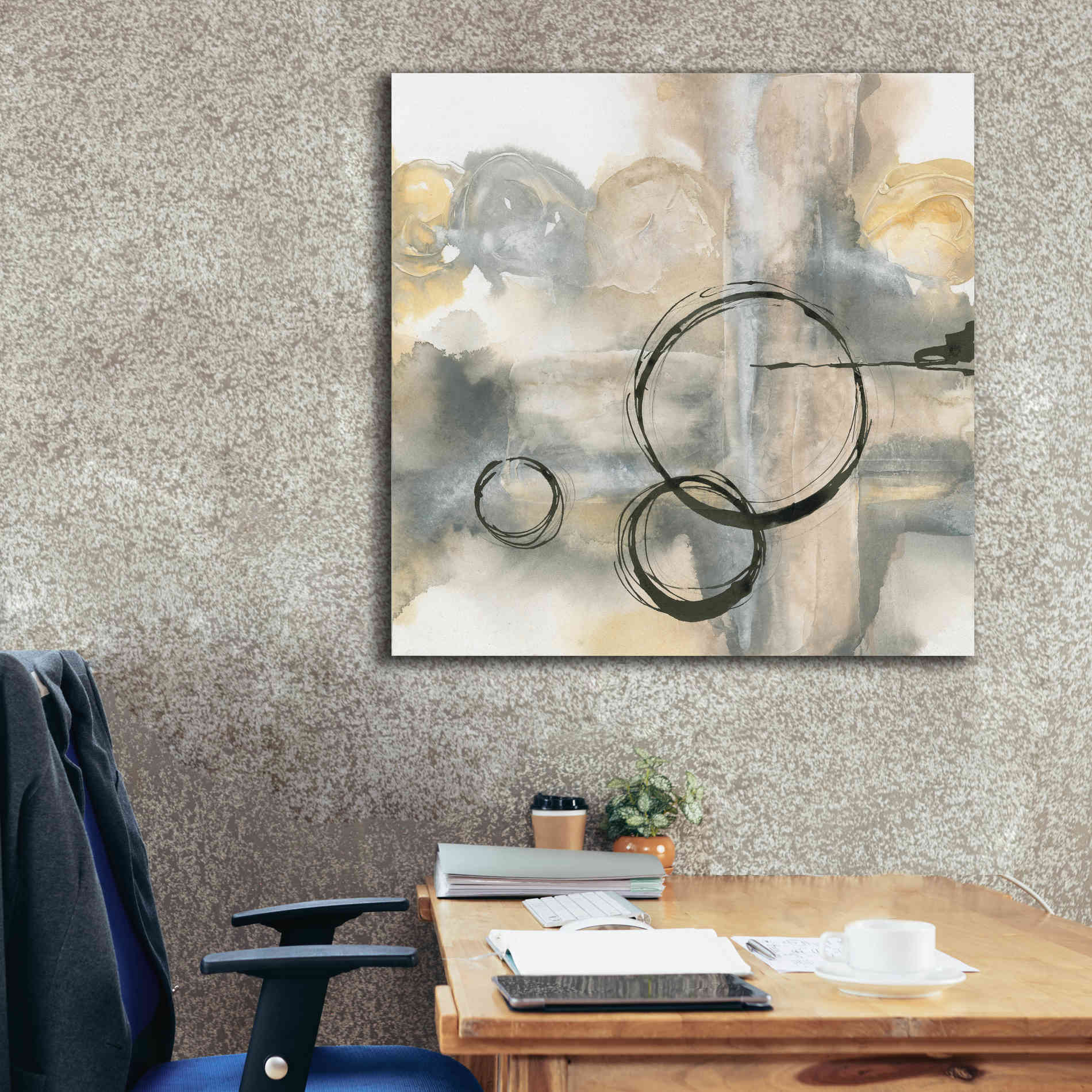 'Full Circle II' by Chris Paschke, Canvas Wall Art,37 x 37