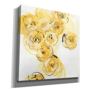 'Yellow Roses Anew I' by Chris Paschke, Canvas Wall Art