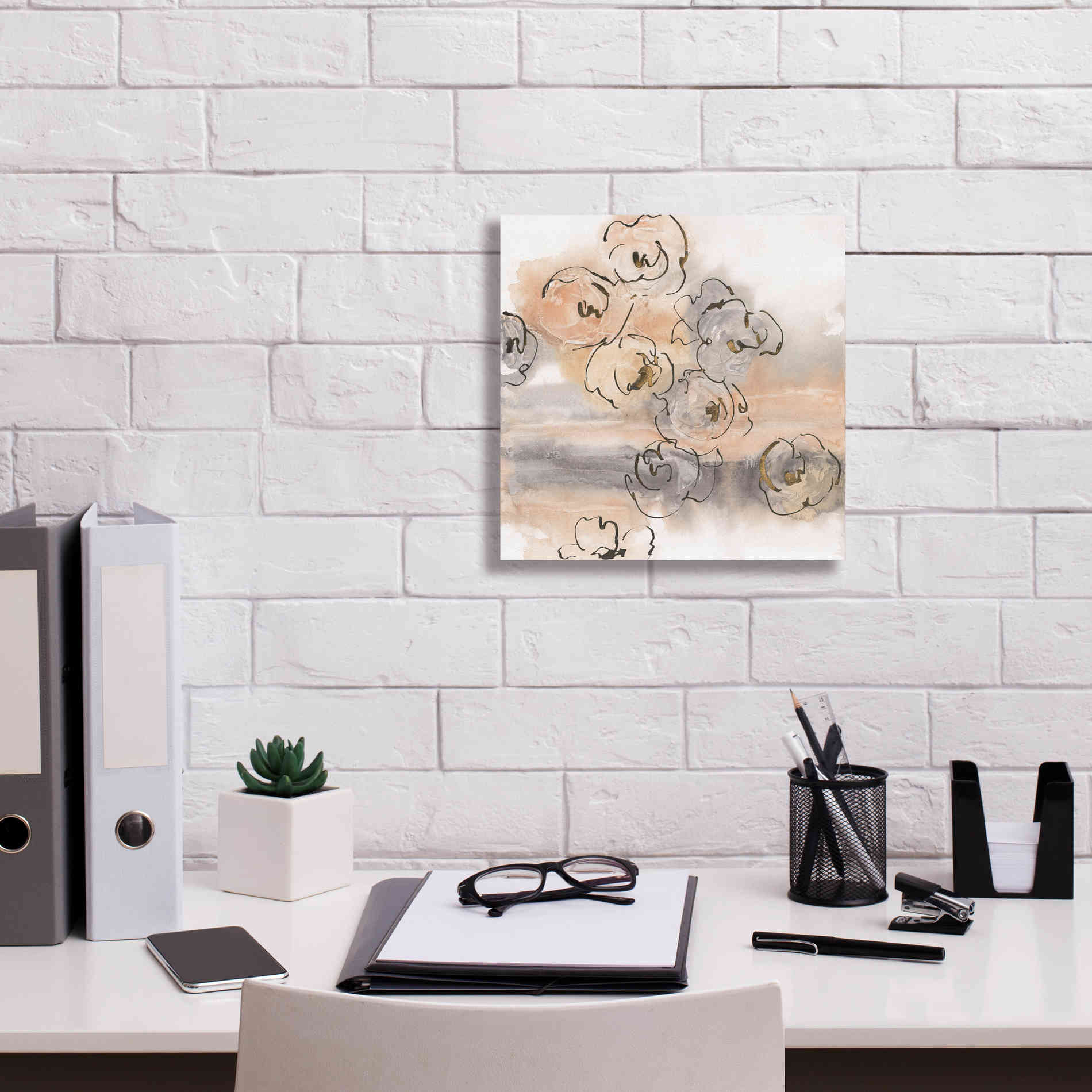 'Gold Dust I' by Chris Paschke, Canvas Wall Art,12 x 12