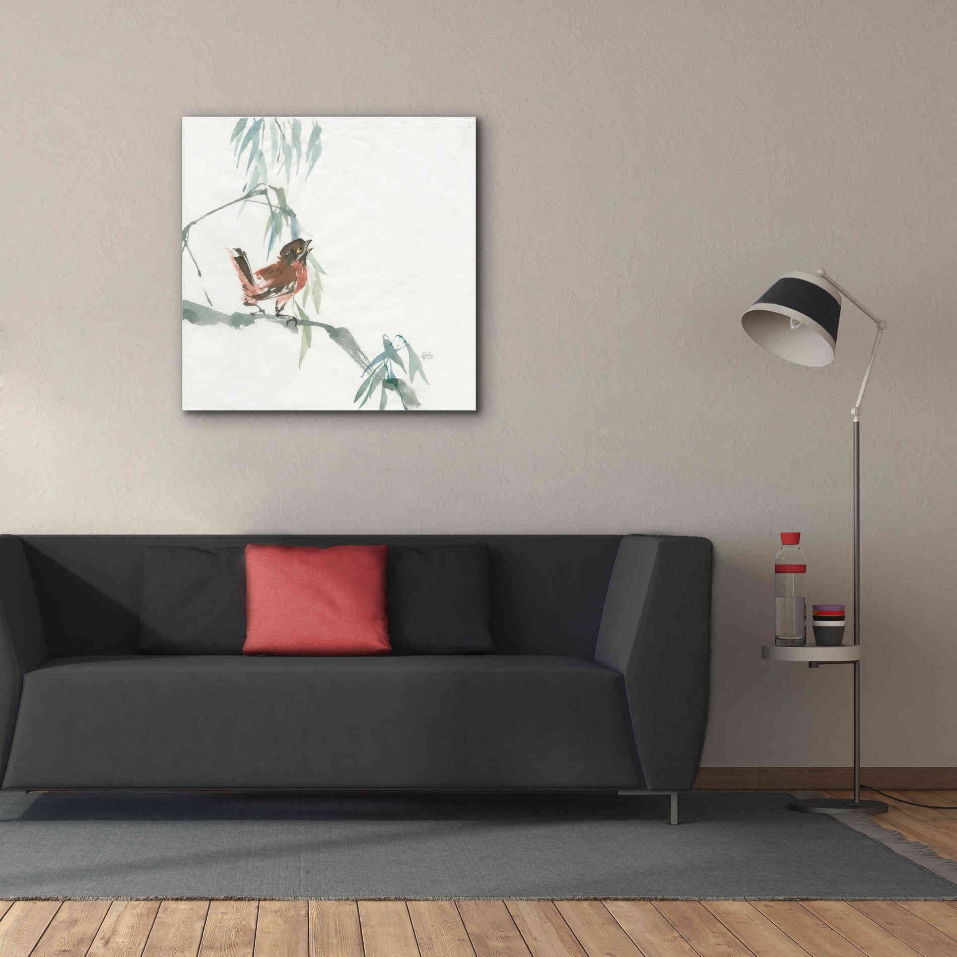 'Russet Sparrow' by Chris Paschke, Canvas Wall Art,37 x 37