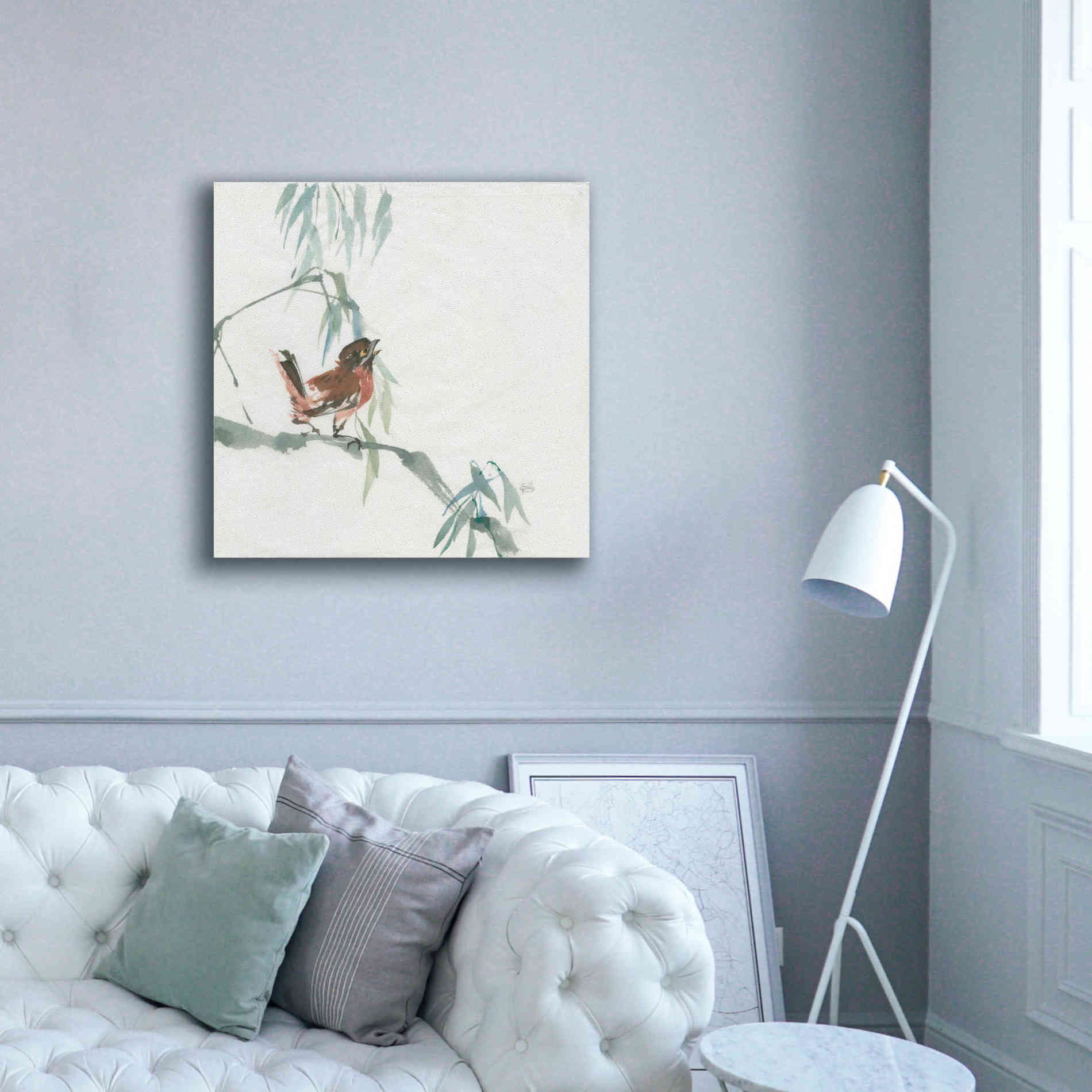 'Russet Sparrow' by Chris Paschke, Canvas Wall Art,37 x 37