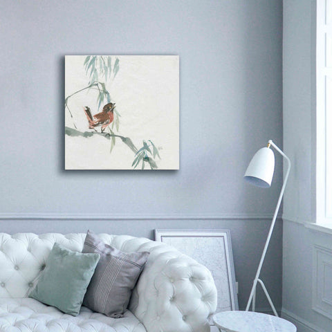 Image of 'Russet Sparrow' by Chris Paschke, Canvas Wall Art,37 x 37