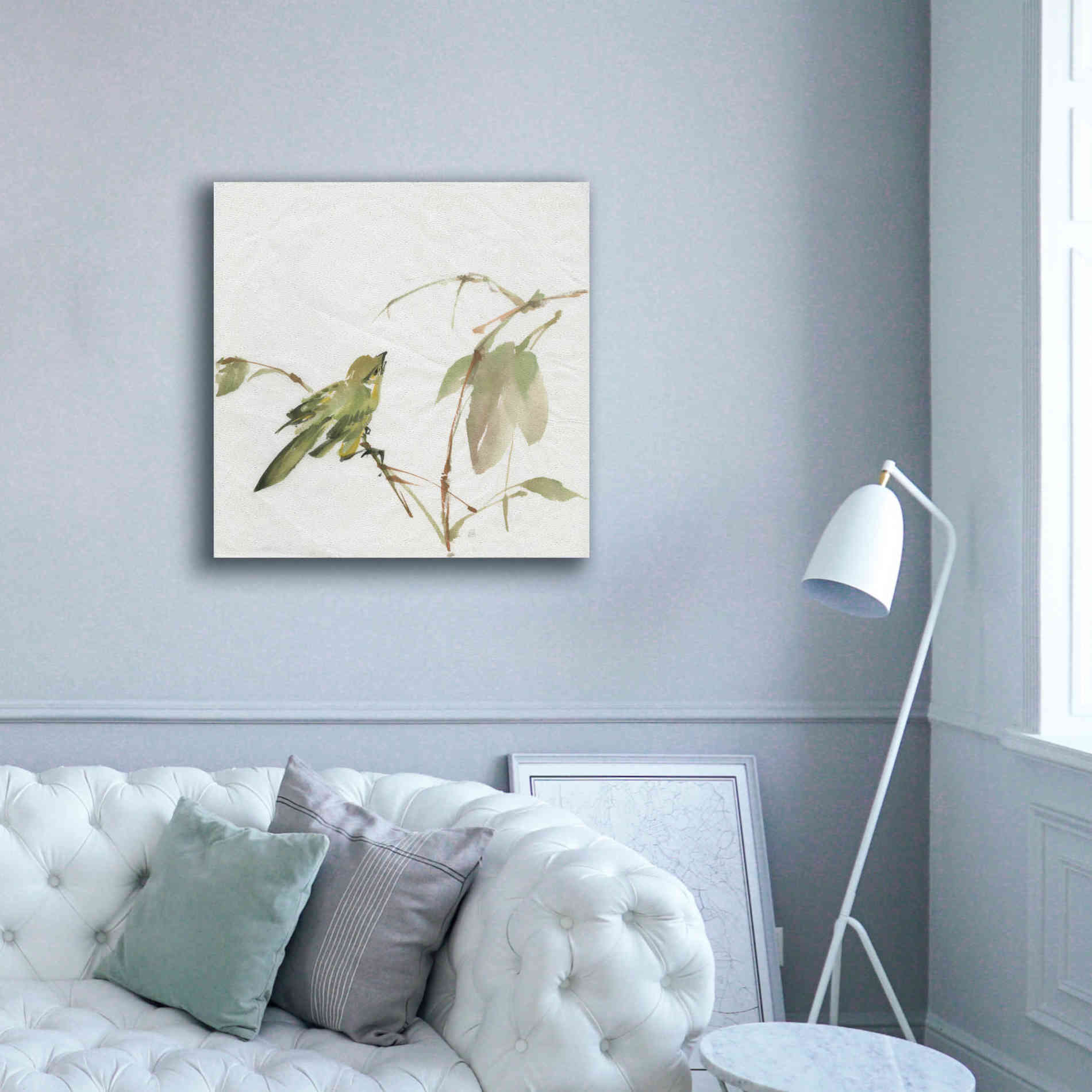 'Sisken' by Chris Paschke, Canvas Wall Art,37 x 37