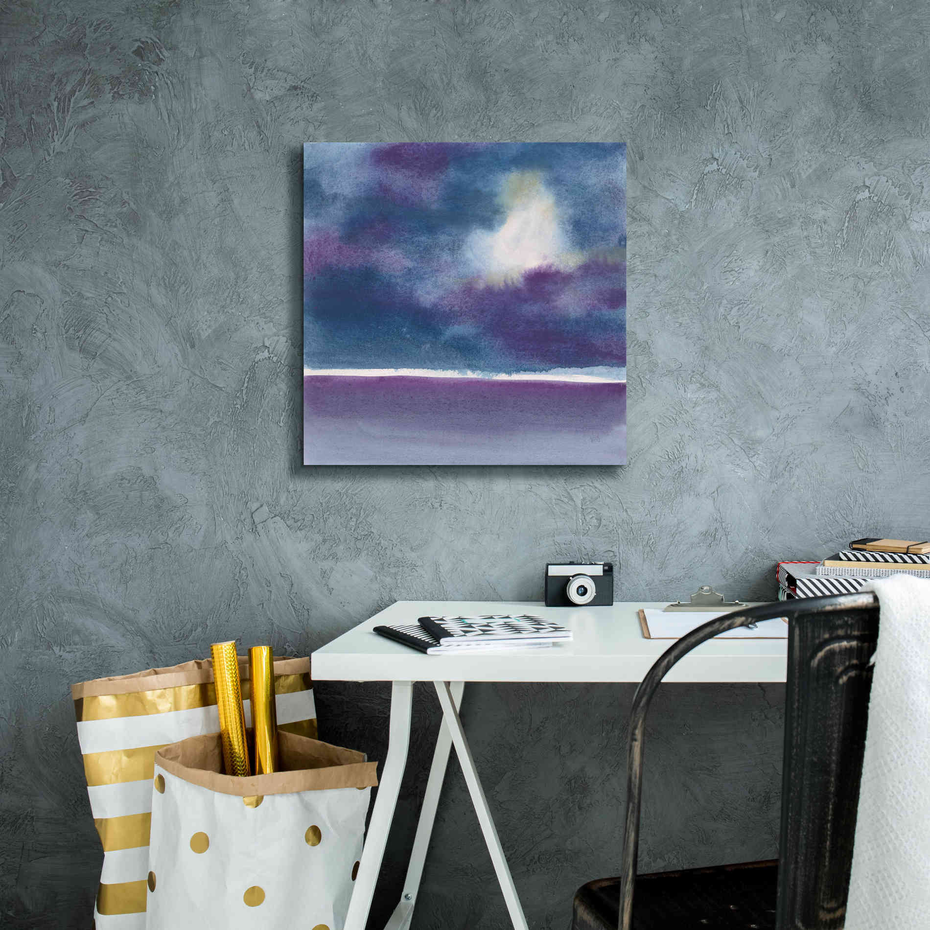 'The Clouds I' by Chris Paschke, Canvas Wall Art,18 x 18