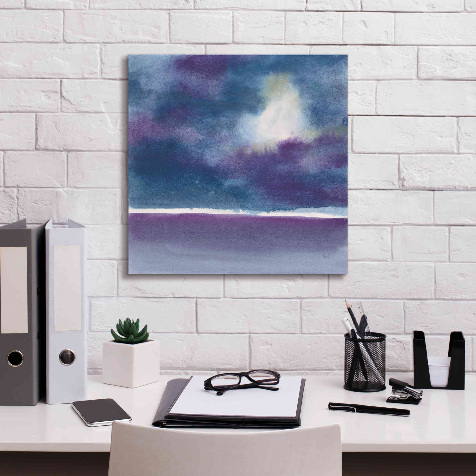 'The Clouds I' by Chris Paschke, Canvas Wall Art,18 x 18