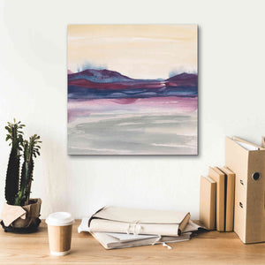 'Purple Rock Dawn I' by Chris Paschke, Canvas Wall Art,18 x 18