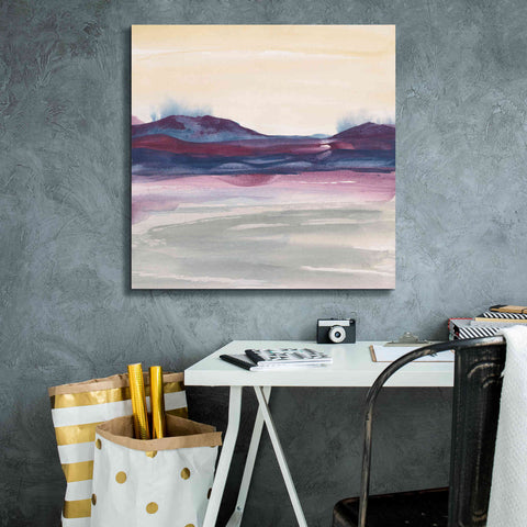 Image of 'Purple Rock Dawn I' by Chris Paschke, Canvas Wall Art,26 x 26