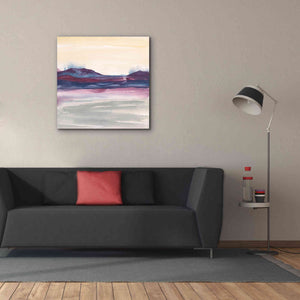 'Purple Rock Dawn I' by Chris Paschke, Canvas Wall Art,37 x 37
