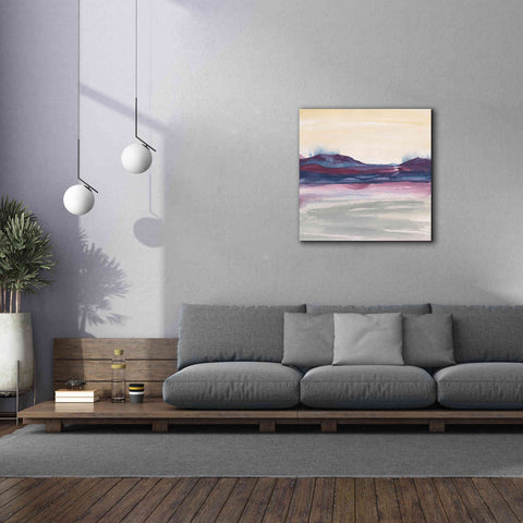 Image of 'Purple Rock Dawn I' by Chris Paschke, Canvas Wall Art,37 x 37