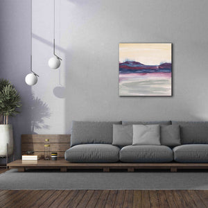 'Purple Rock Dawn I' by Chris Paschke, Canvas Wall Art,37 x 37