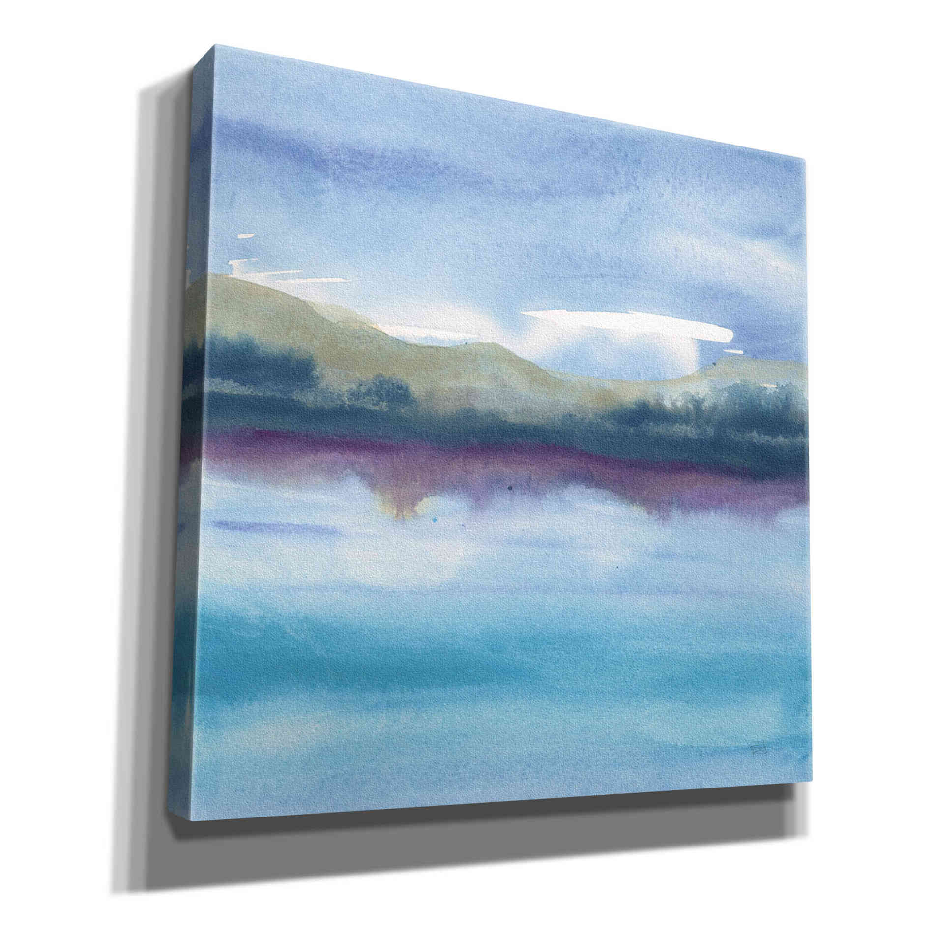 'Violet Reflection I' by Chris Paschke, Canvas Wall Art