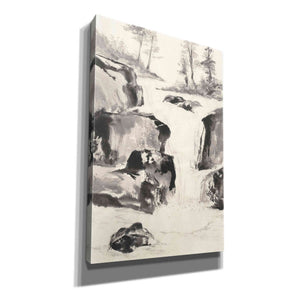 'Sumi Waterfall II' by Chris Paschke, Canvas Wall Art