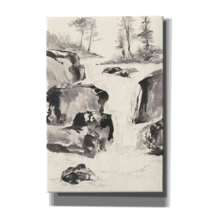 'Sumi Waterfall II' by Chris Paschke, Canvas Wall Art