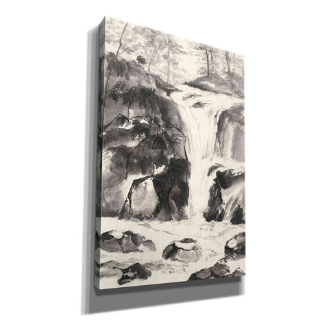 Image of 'Sumi Waterfall IV' by Chris Paschke, Canvas Wall Art