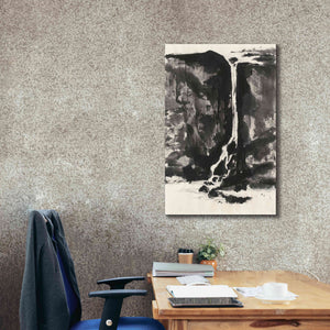 'Sumi Waterfall View II' by Chris Paschke, Canvas Wall Art,26 x 40