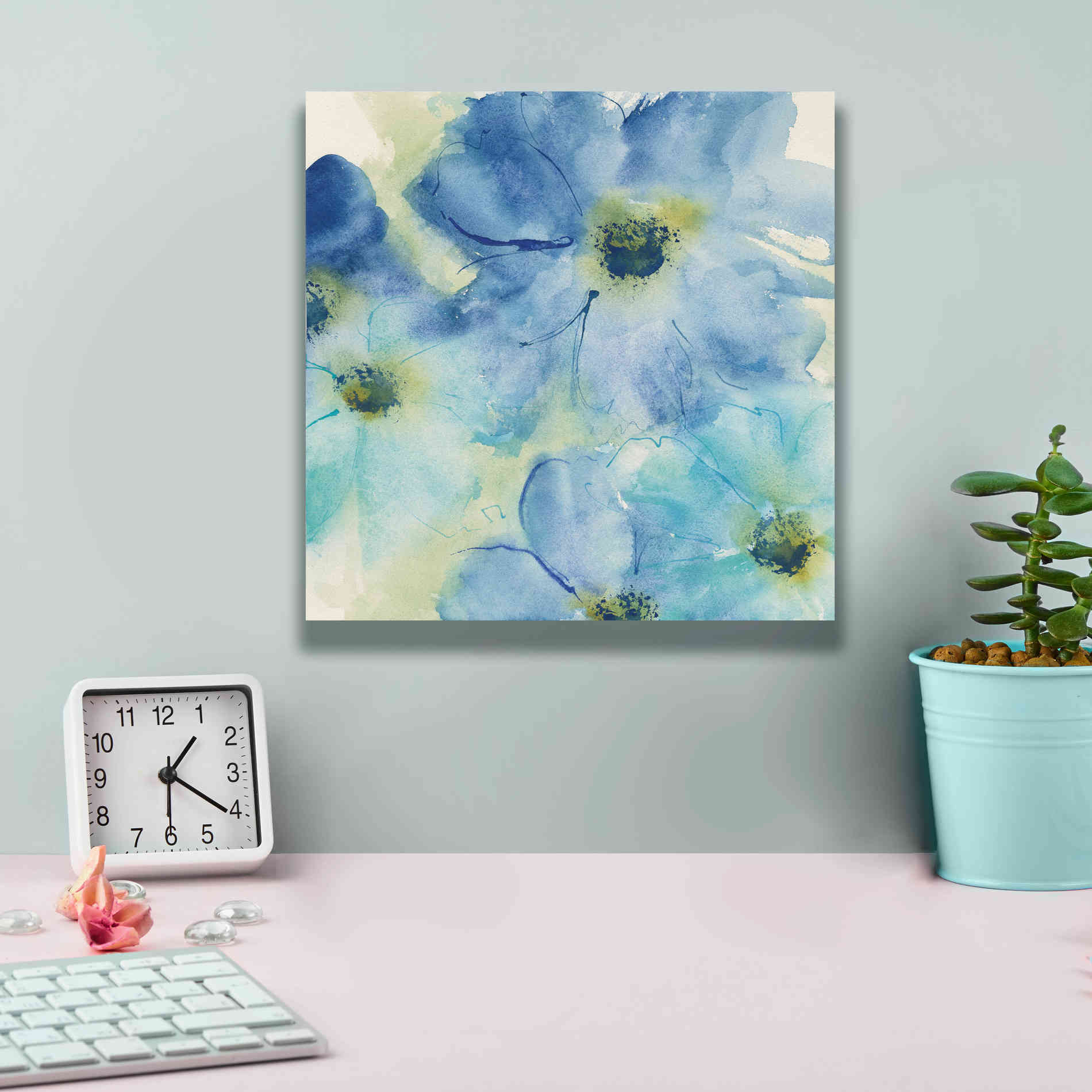 'Seashell Cosmos I' by Chris Paschke, Canvas Wall Art,12 x 12