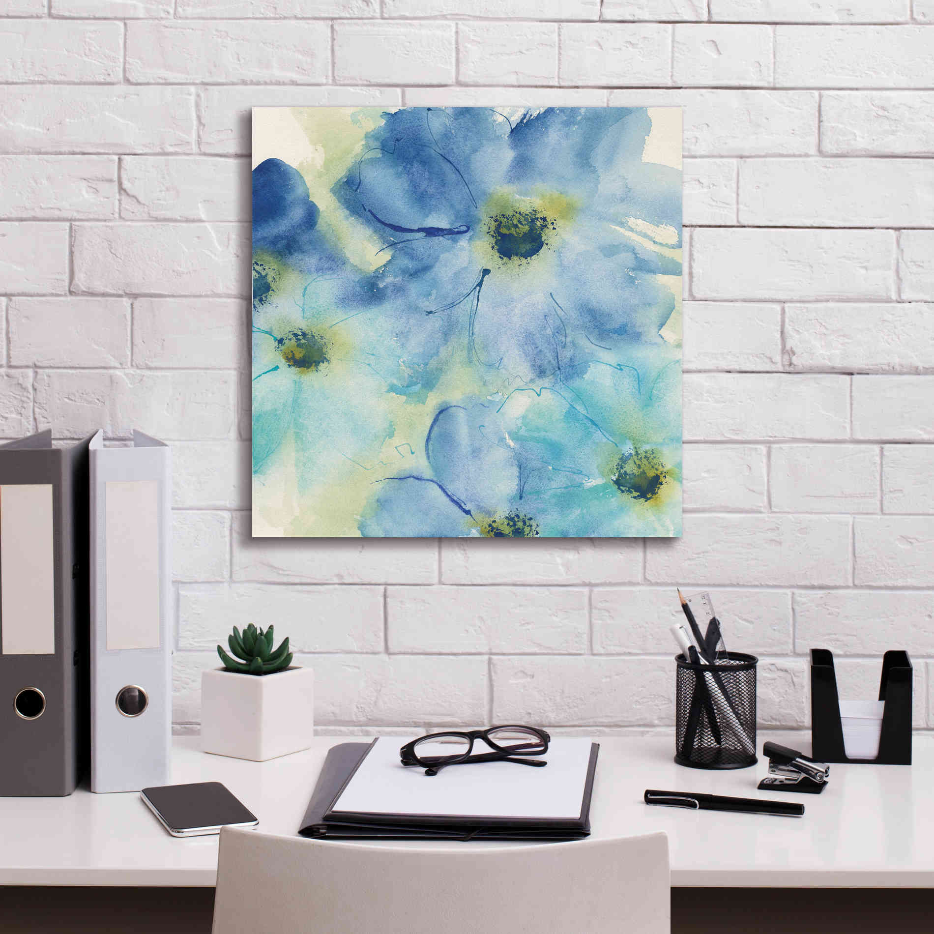 'Seashell Cosmos I' by Chris Paschke, Canvas Wall Art,18 x 18