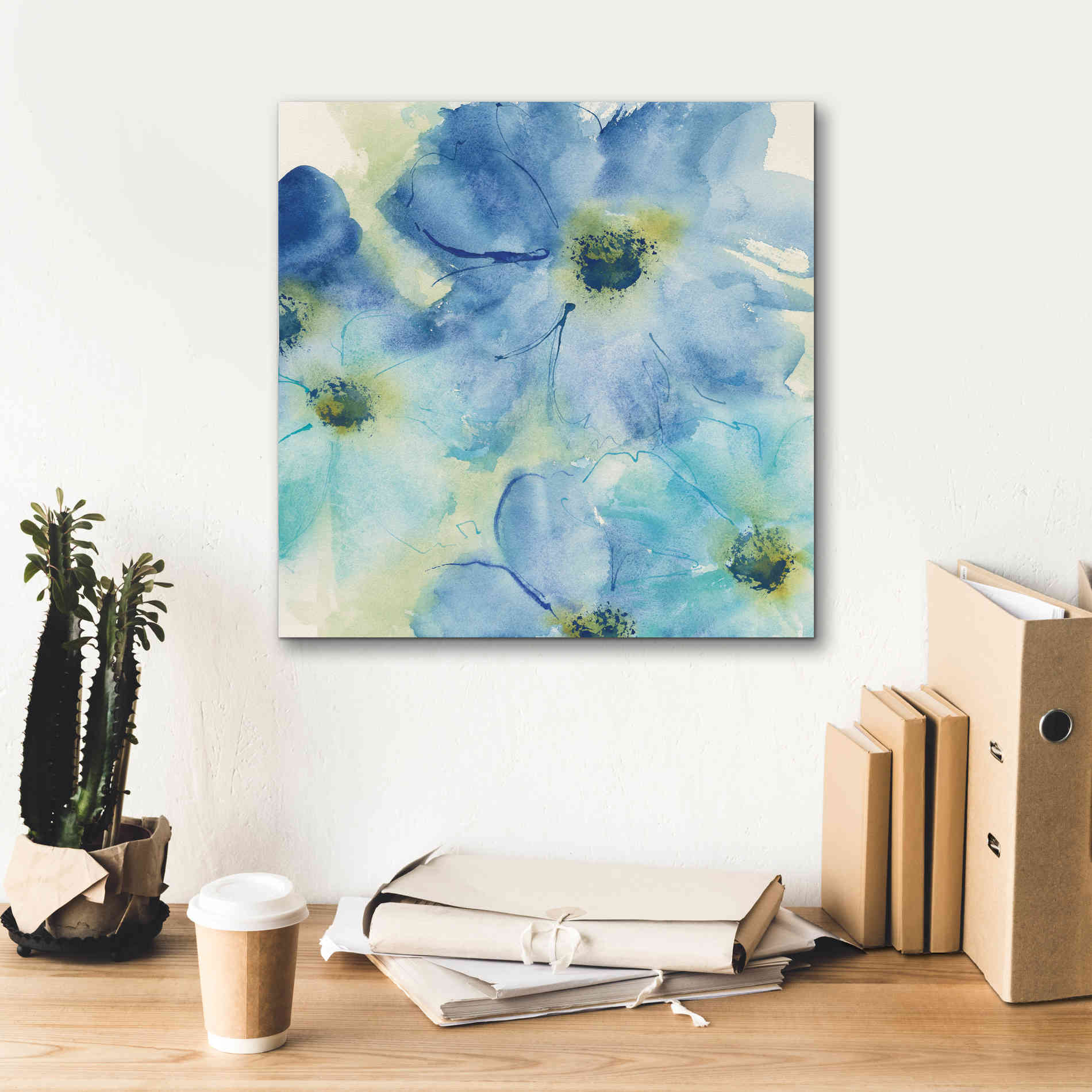 'Seashell Cosmos I' by Chris Paschke, Canvas Wall Art,18 x 18