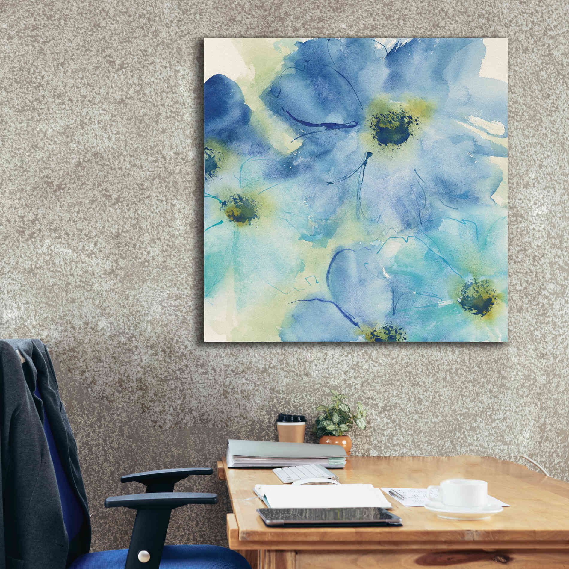 'Seashell Cosmos I' by Chris Paschke, Canvas Wall Art,37 x 37