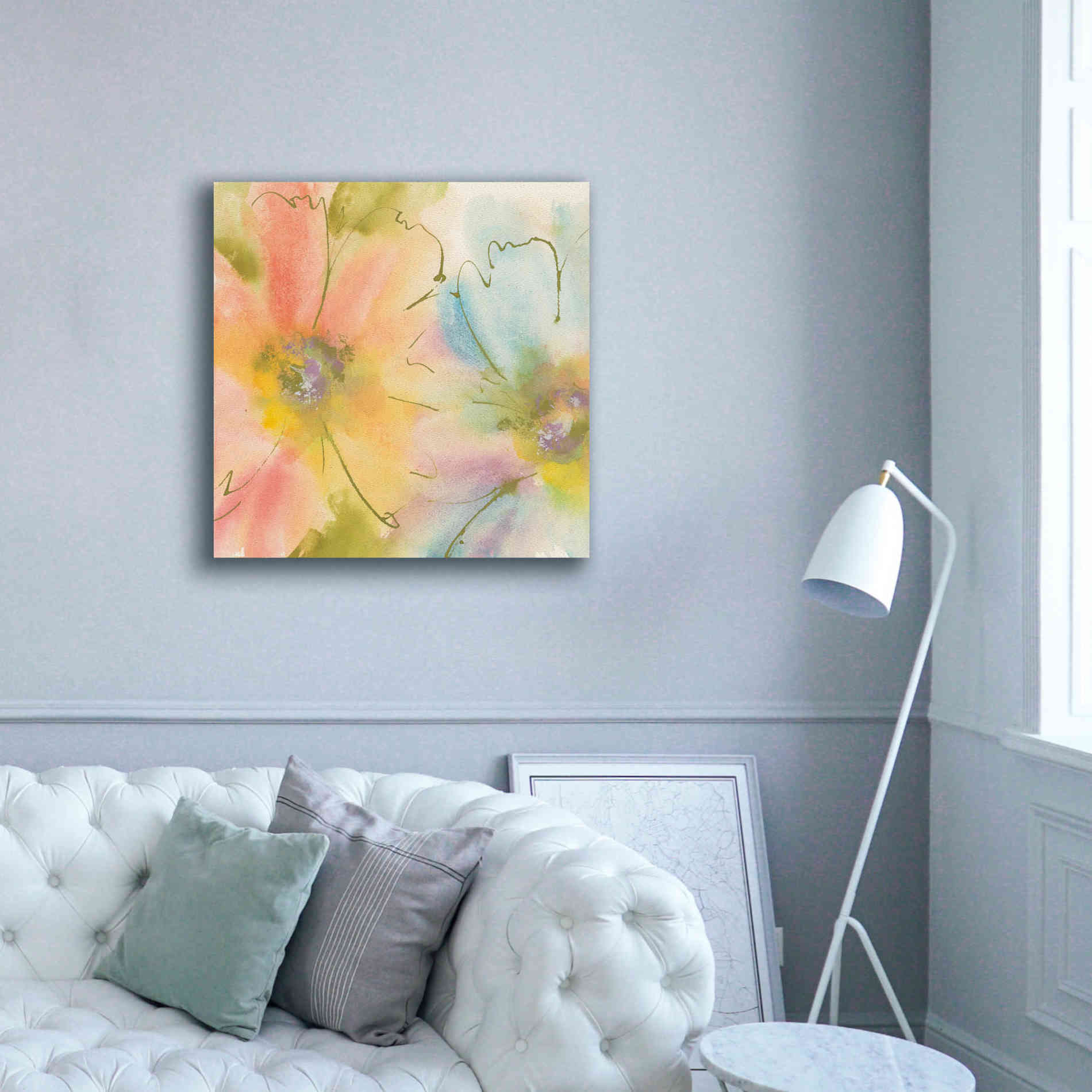 'Rainbow Cosmos I' by Chris Paschke, Canvas Wall Art,37 x 37