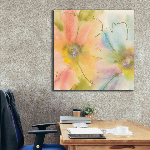 Image of 'Rainbow Cosmos I' by Chris Paschke, Canvas Wall Art,37 x 37
