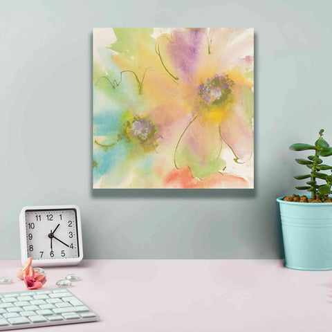 Image of 'Rainbow Cosmos II' by Chris Paschke, Canvas Wall Art,12 x 12