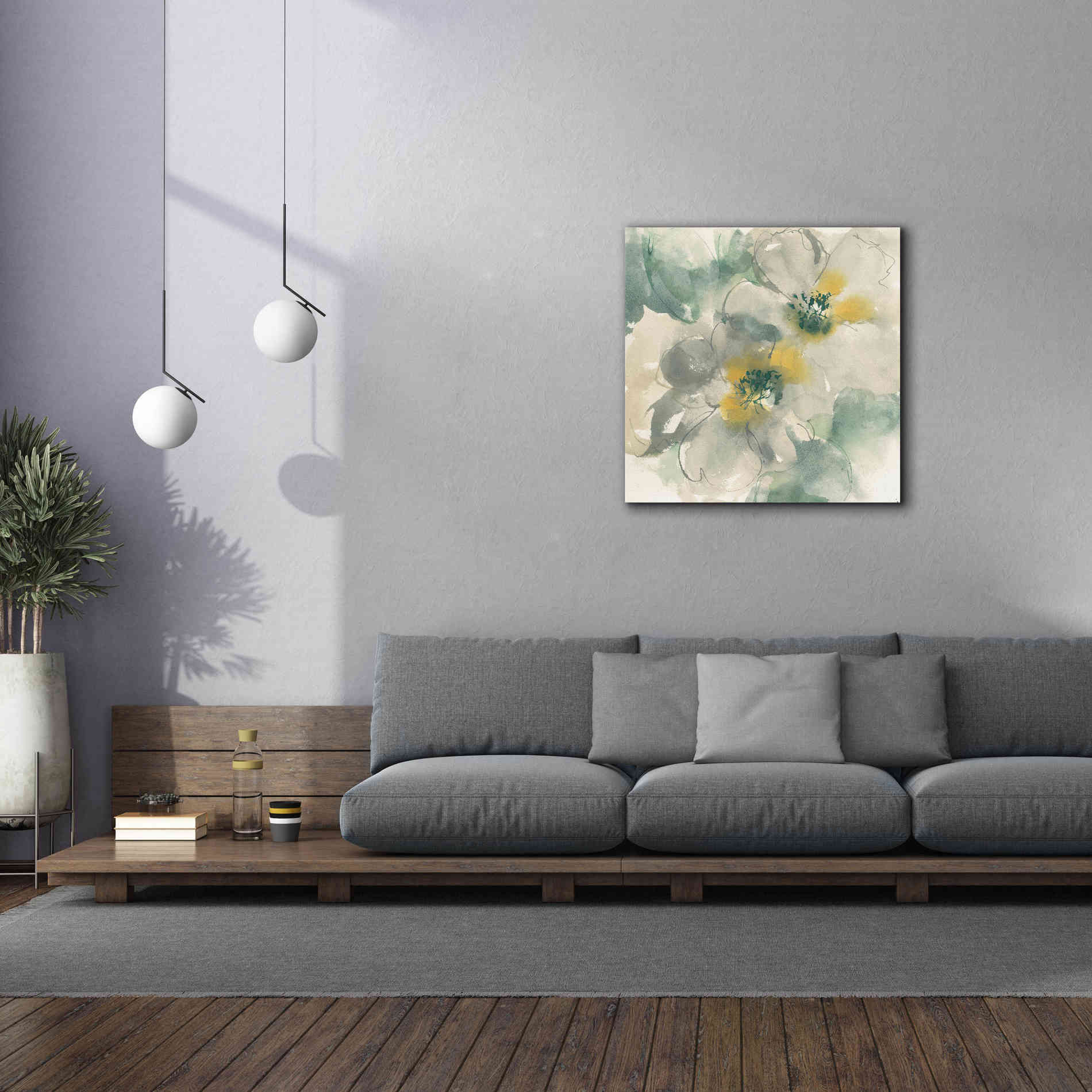 'Silver Quince I' by Chris Paschke, Canvas Wall Art,37 x 37