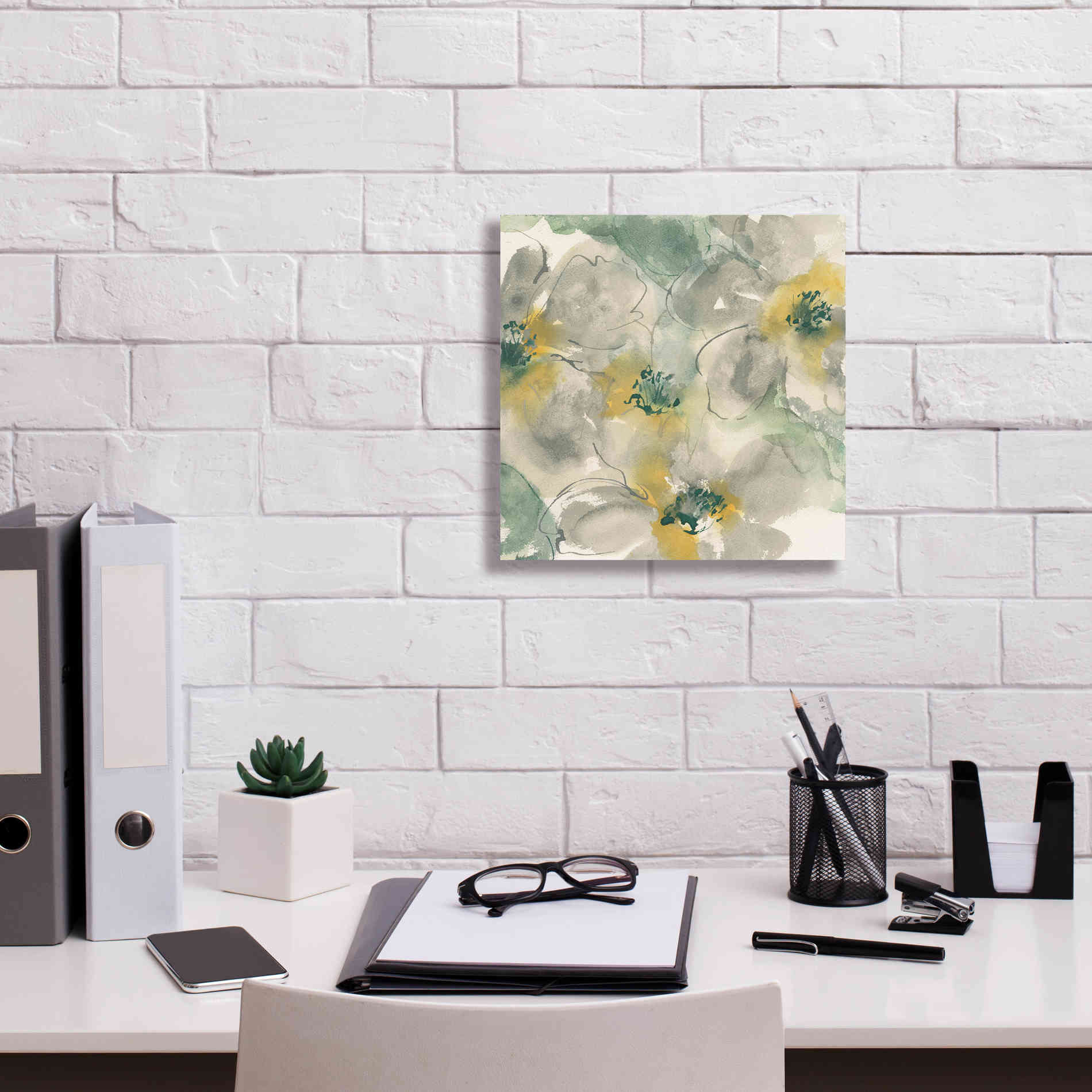 'Silver Quince II' by Chris Paschke, Canvas Wall Art,12 x 12