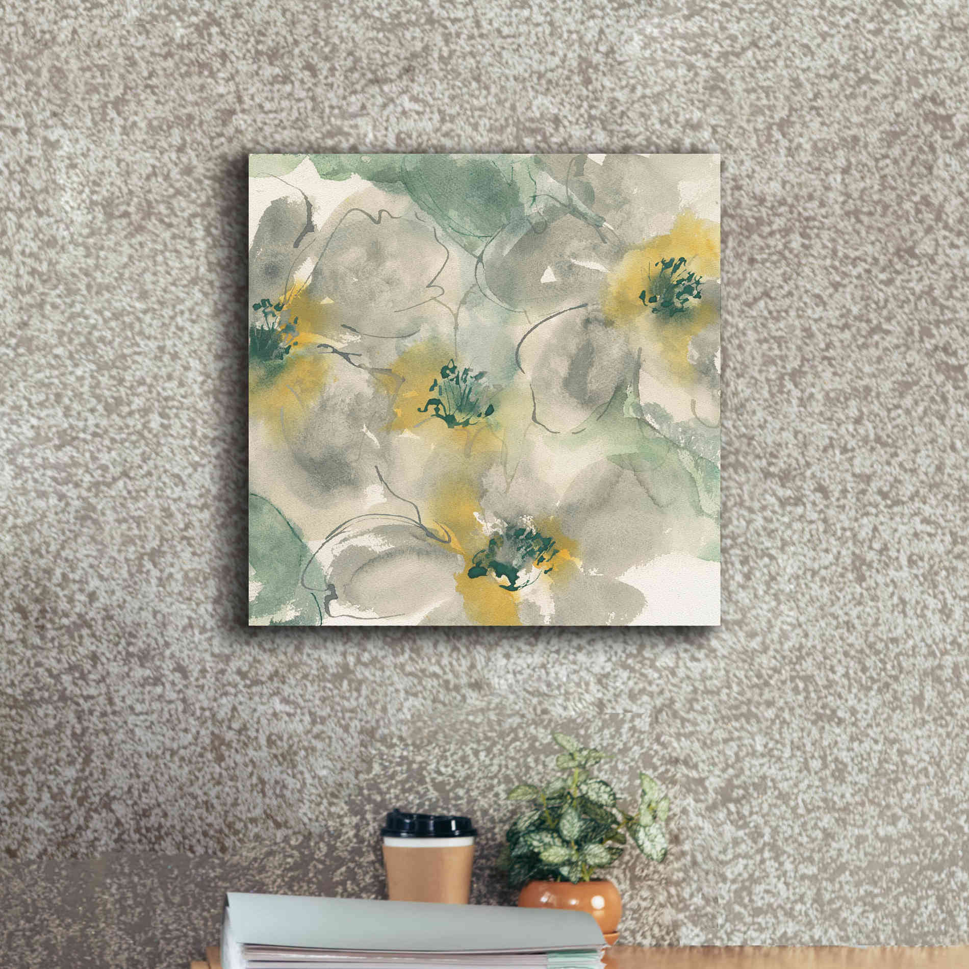 'Silver Quince II' by Chris Paschke, Canvas Wall Art,18 x 18