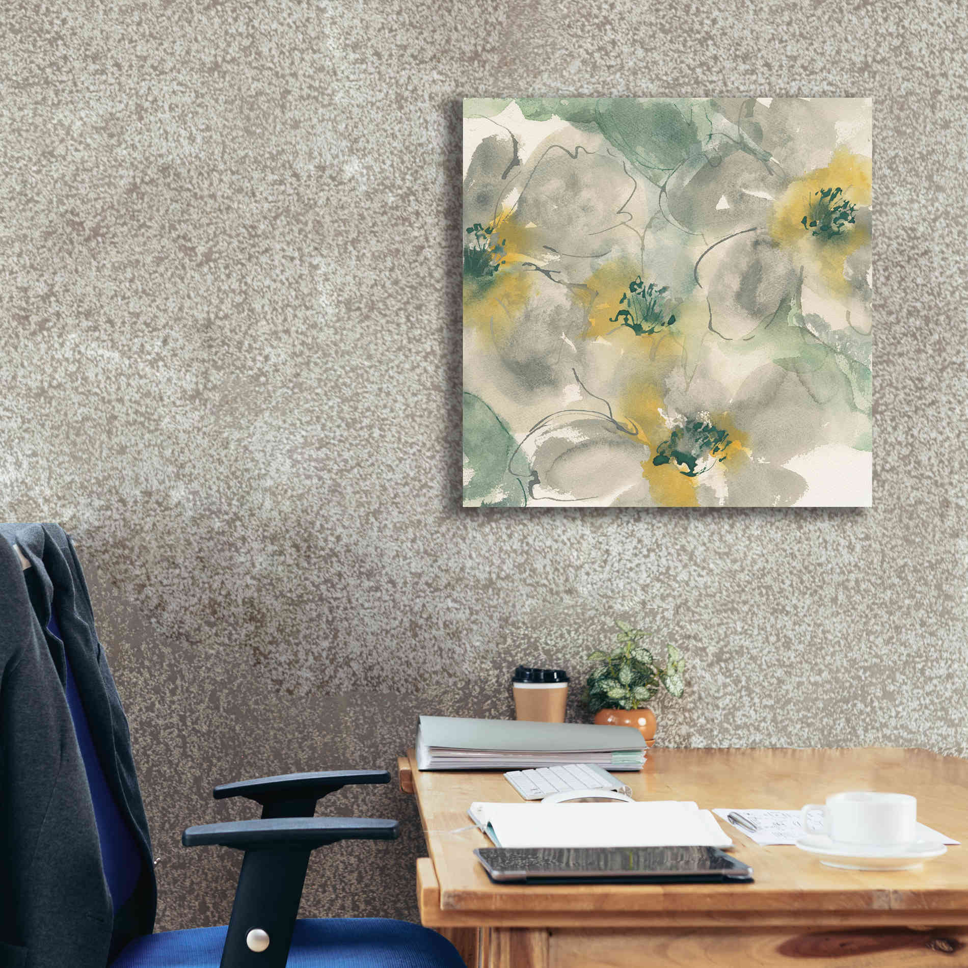 'Silver Quince II' by Chris Paschke, Canvas Wall Art,26 x 26