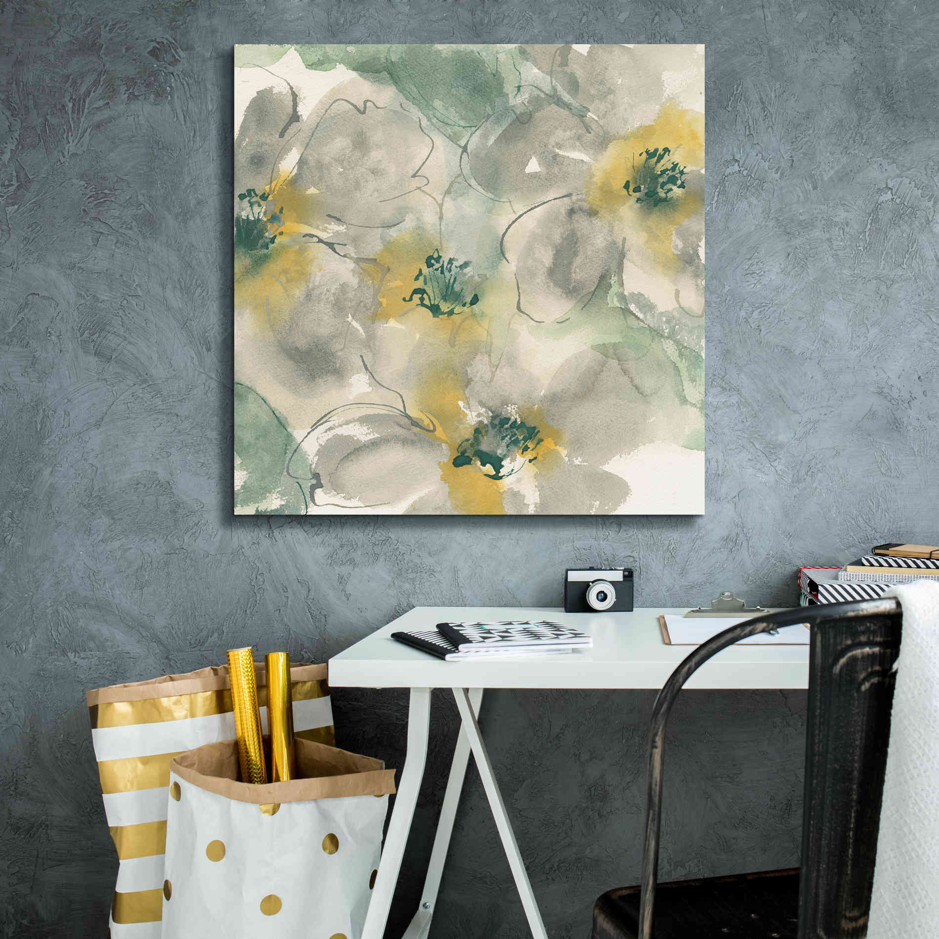 'Silver Quince II' by Chris Paschke, Canvas Wall Art,26 x 26