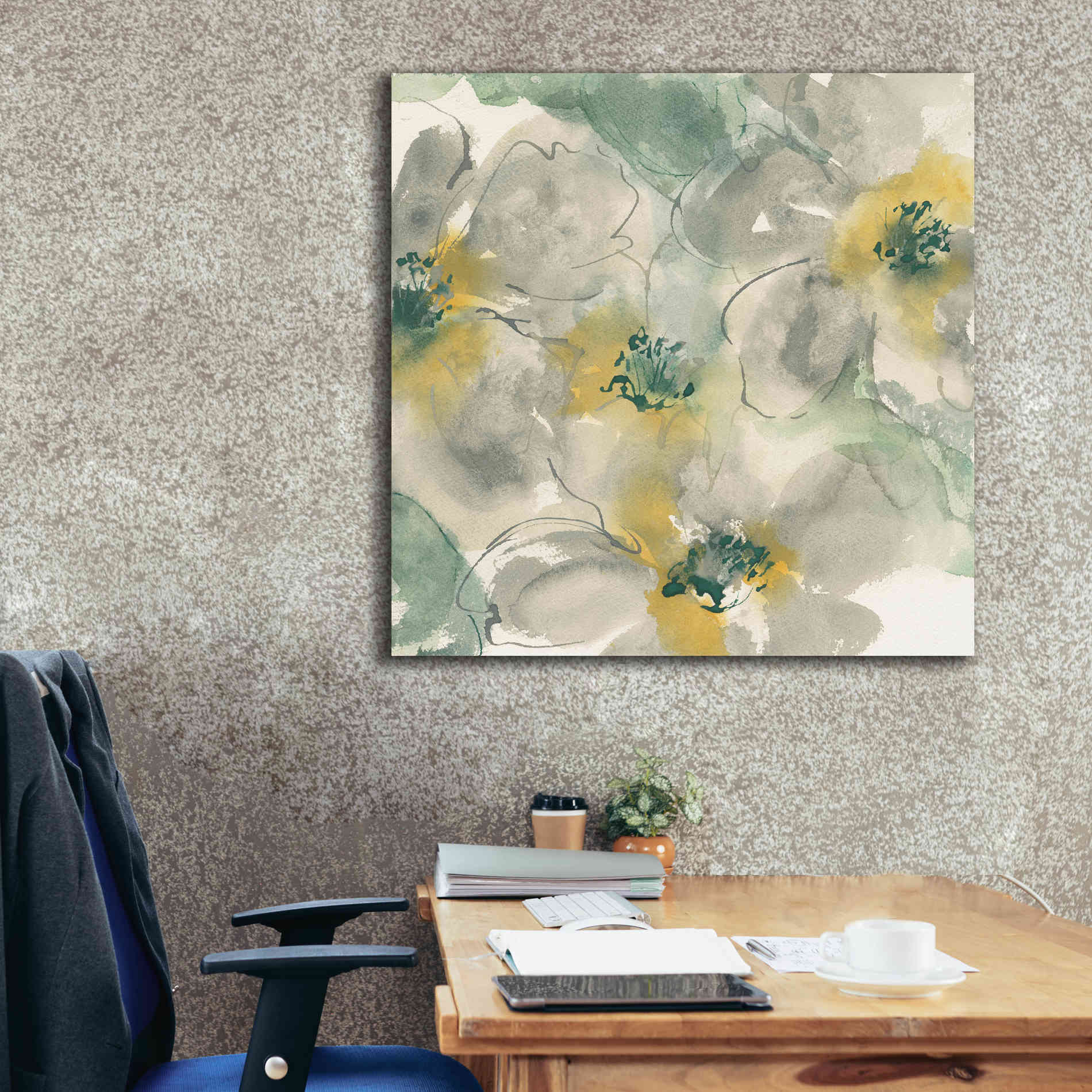 'Silver Quince II' by Chris Paschke, Canvas Wall Art,37 x 37